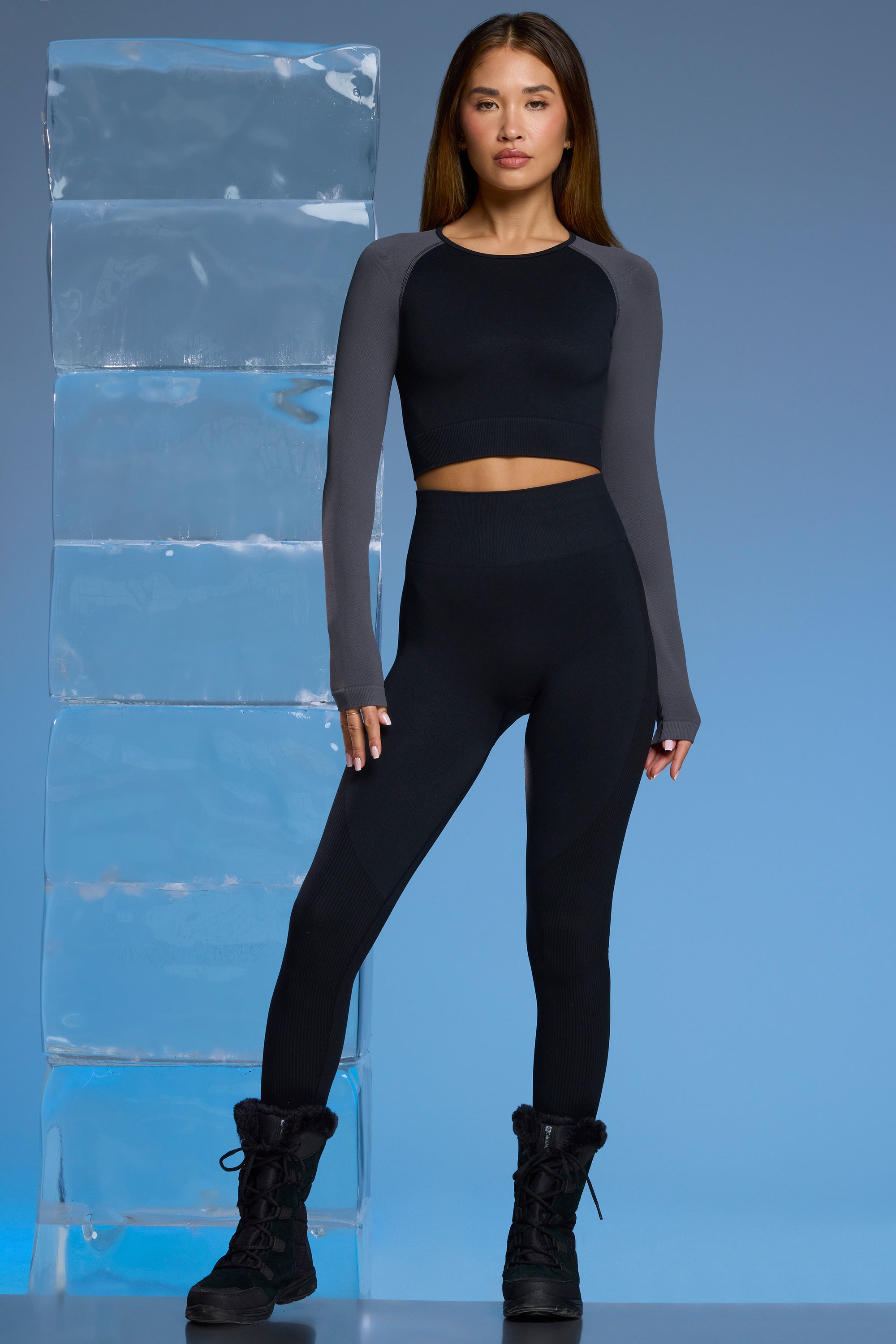 Super Sculpt Base Layer Leggings in Black、mySite、solidvoid
