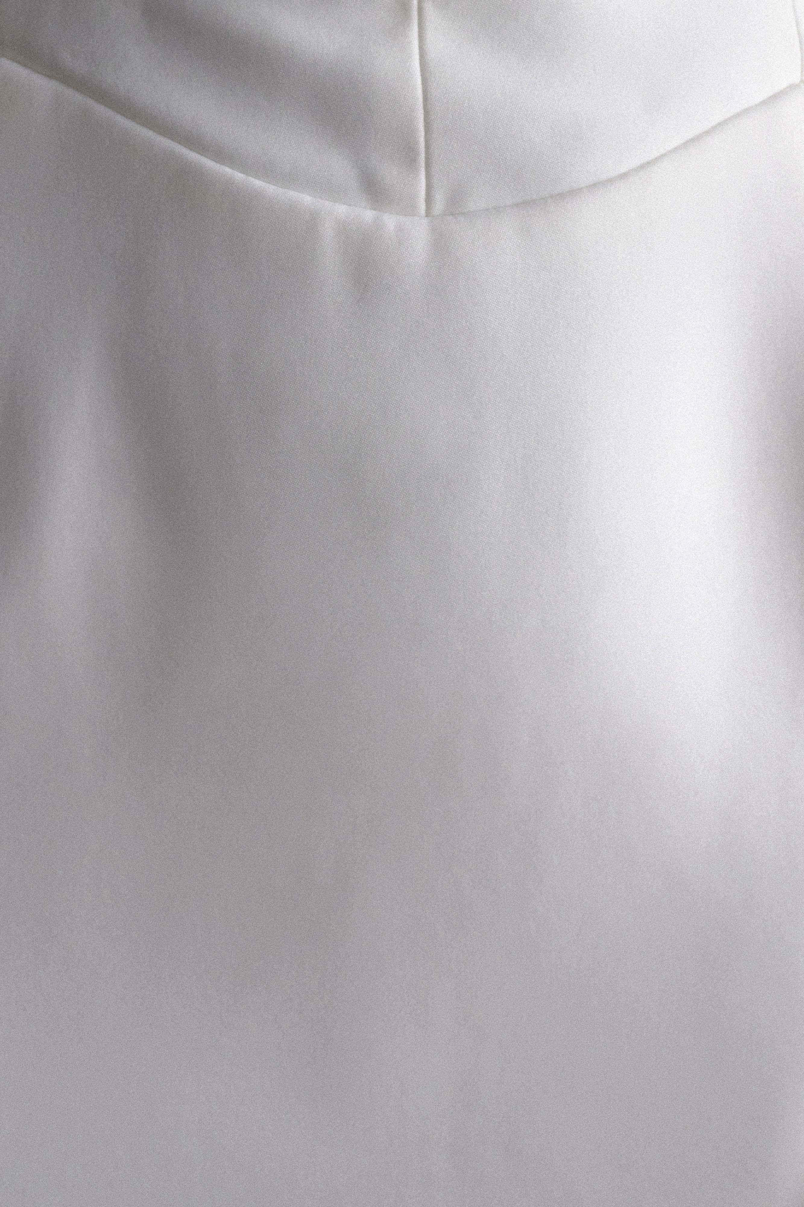 Orellia Strapless Suiting Mini Dress - Ivory、mySite、solidvoid