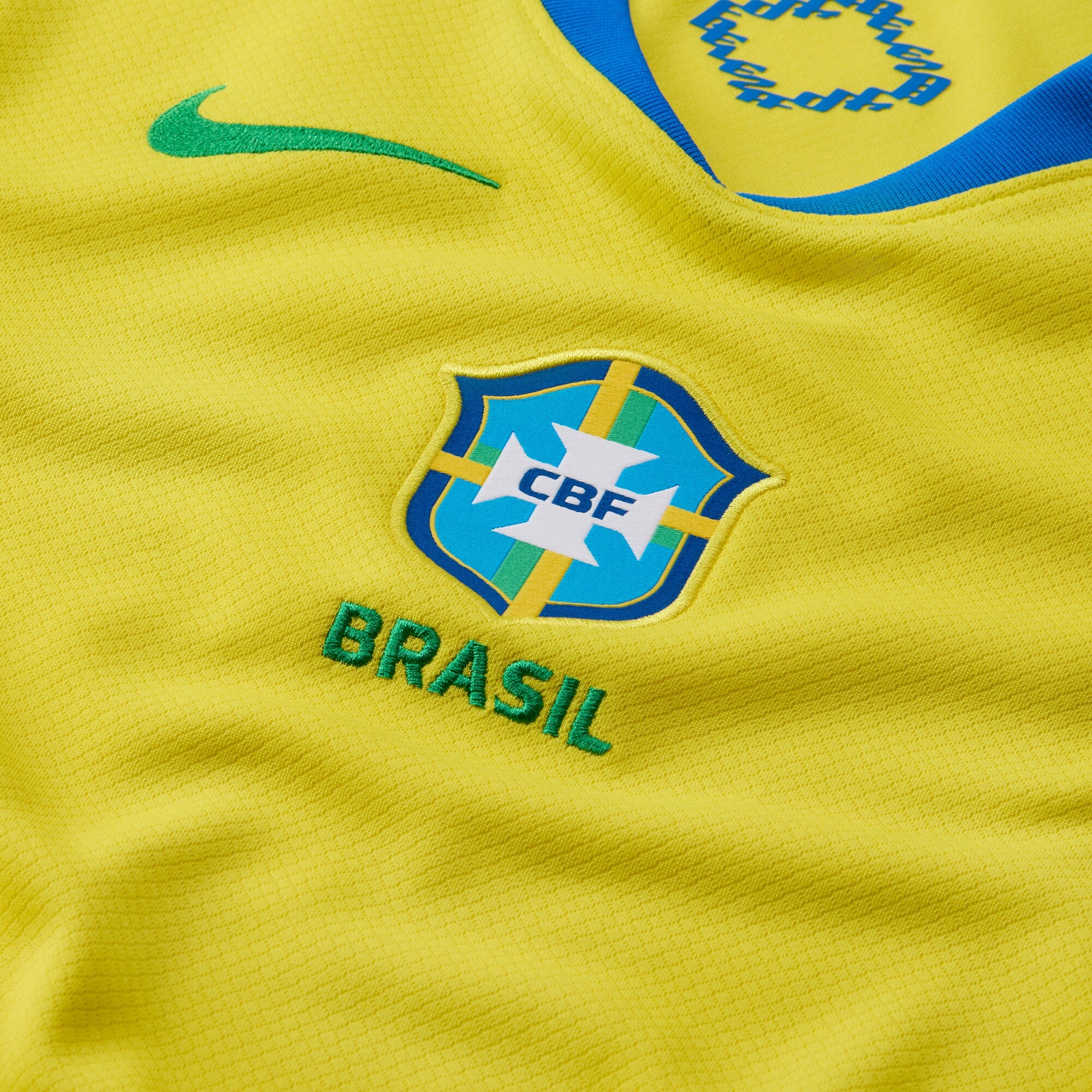 Nike Kids Brazil 2025/26 Home Jersey Yellow/Green、mySite、noshort