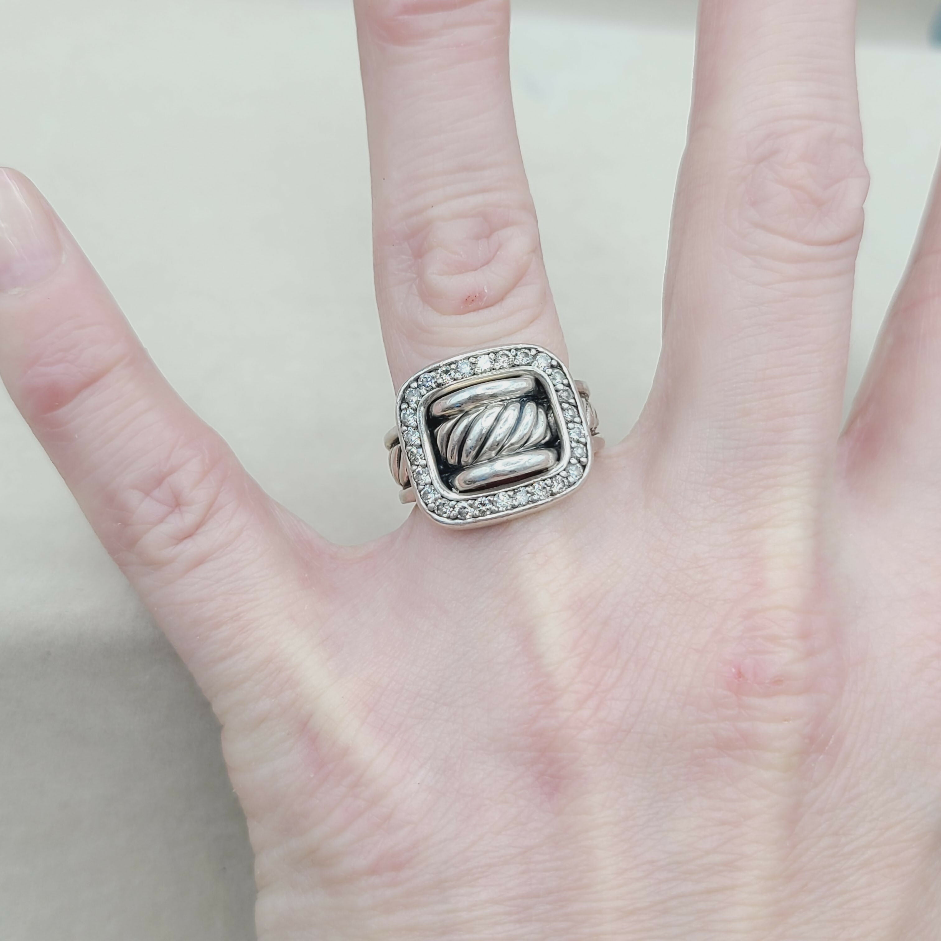 David Yurman Buckle Ring Large with Diamonds、mySite、hinf8tx79