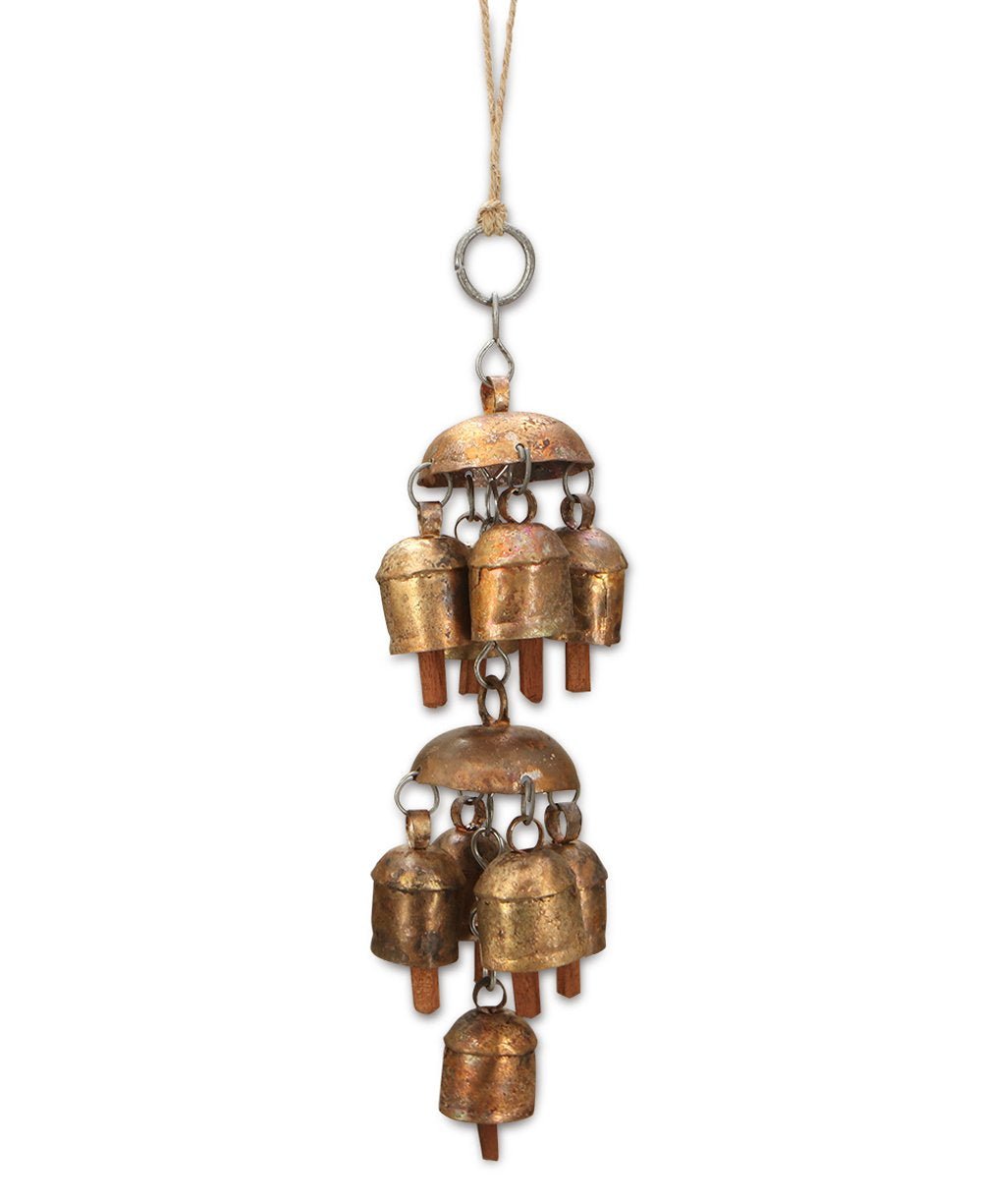 Fairtrade Traditional Double Layered Bell Hanging Chime、mySite、topwebapps