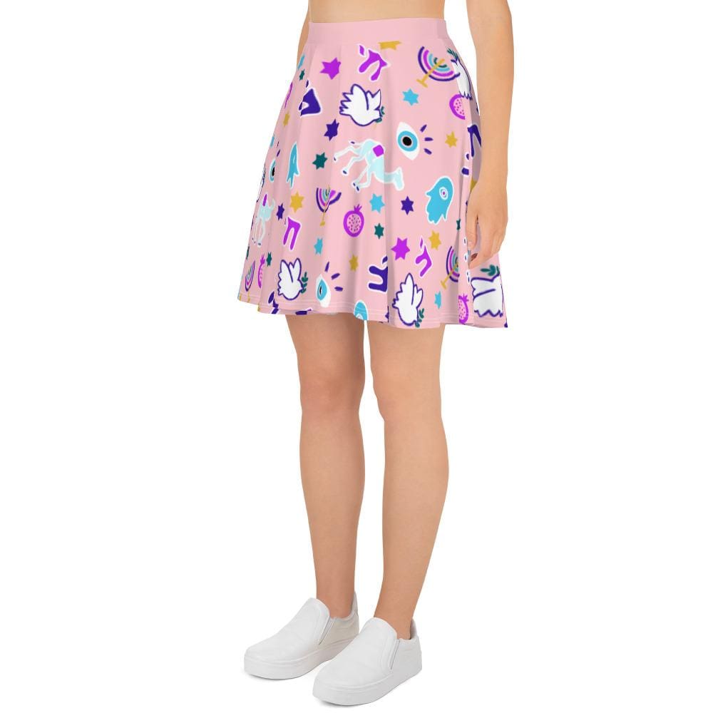 Jewish Life Skater Skirt - (Sizes XS - 3XL)、mySite、topwebapps