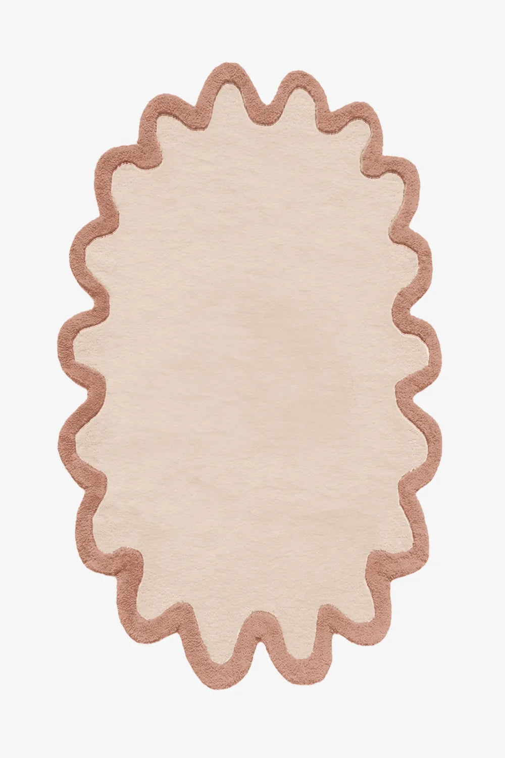 Customizable Halo Burst Tufted Oval Rug、mySite、gigharbornorthrealestate