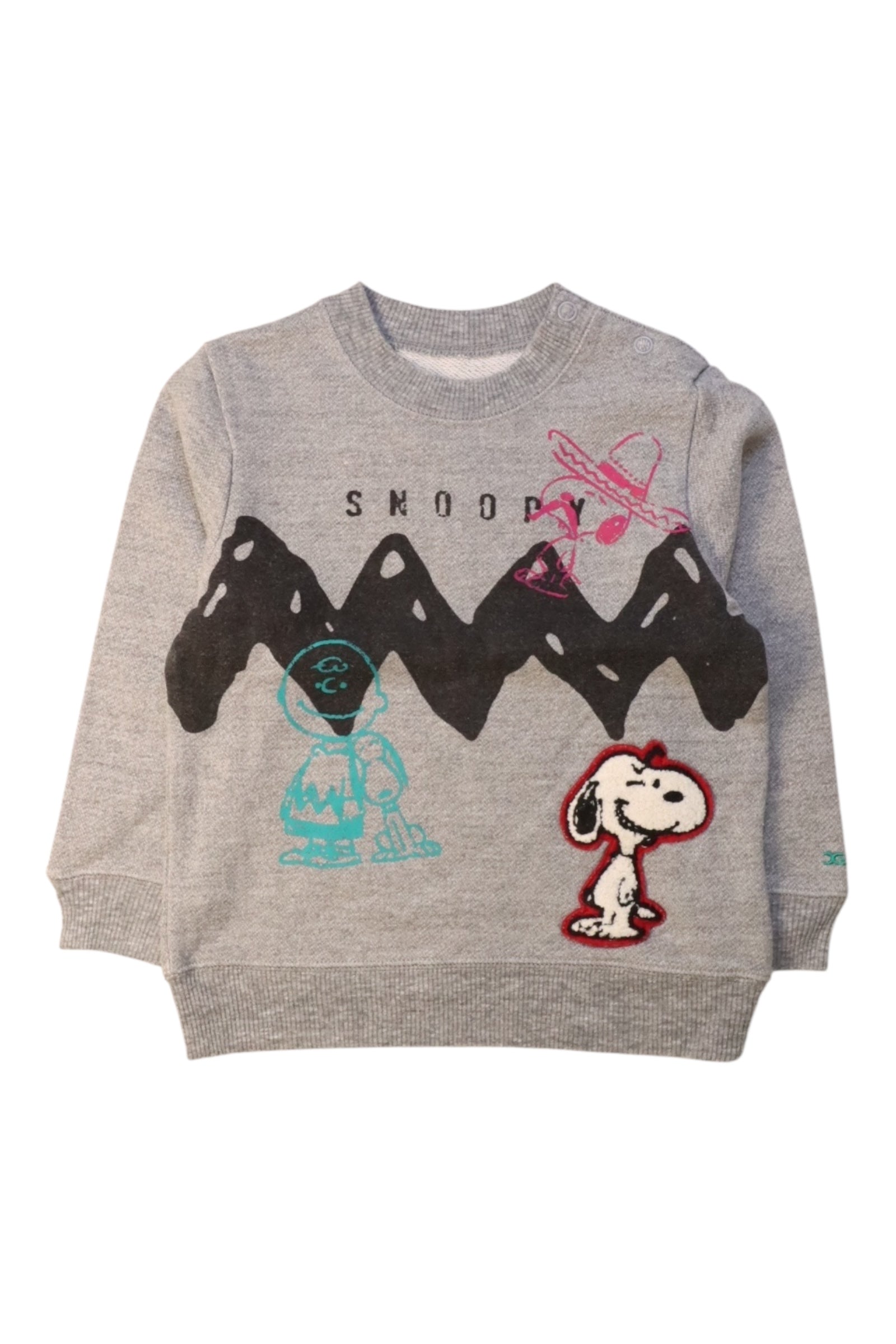 X-girl Snoopy Graphic Sweatshirt 3T、mySite、g9winljtr