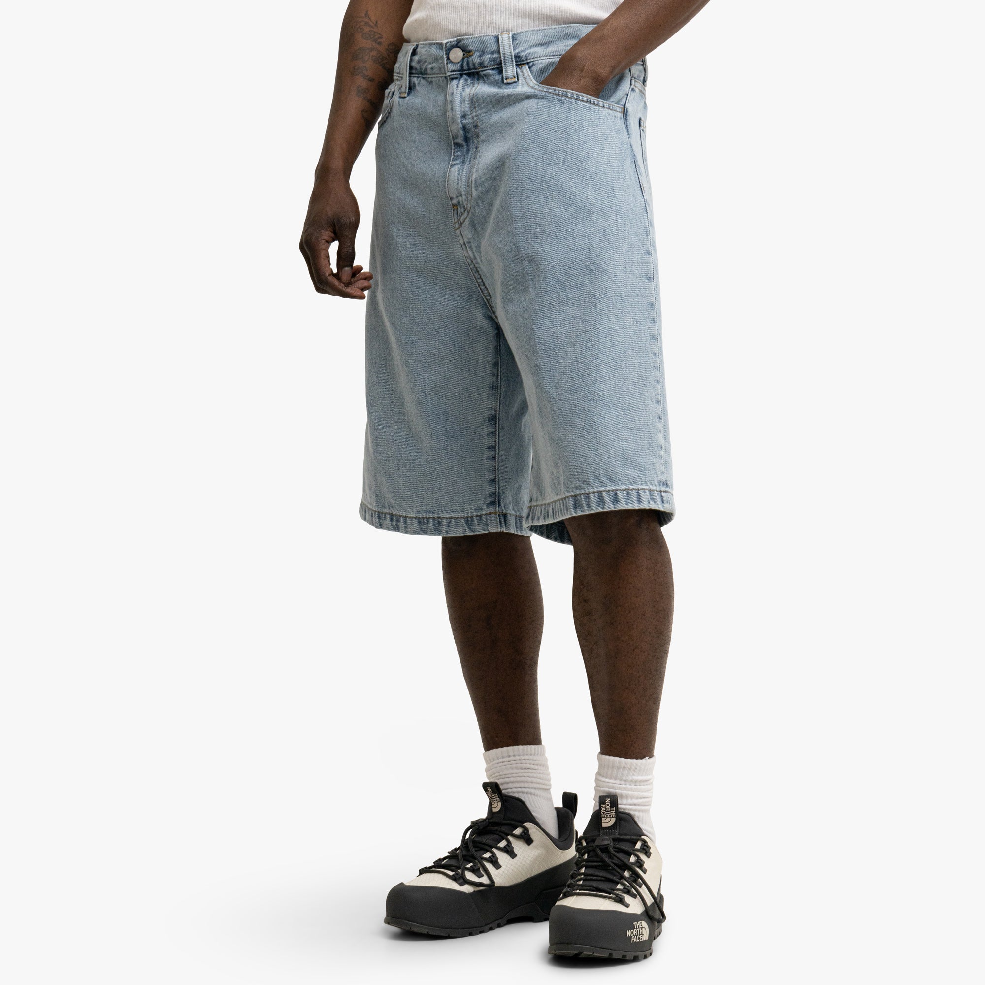  Carhartt WIP Landon Short Denim Bleached、mySite、merchandisen