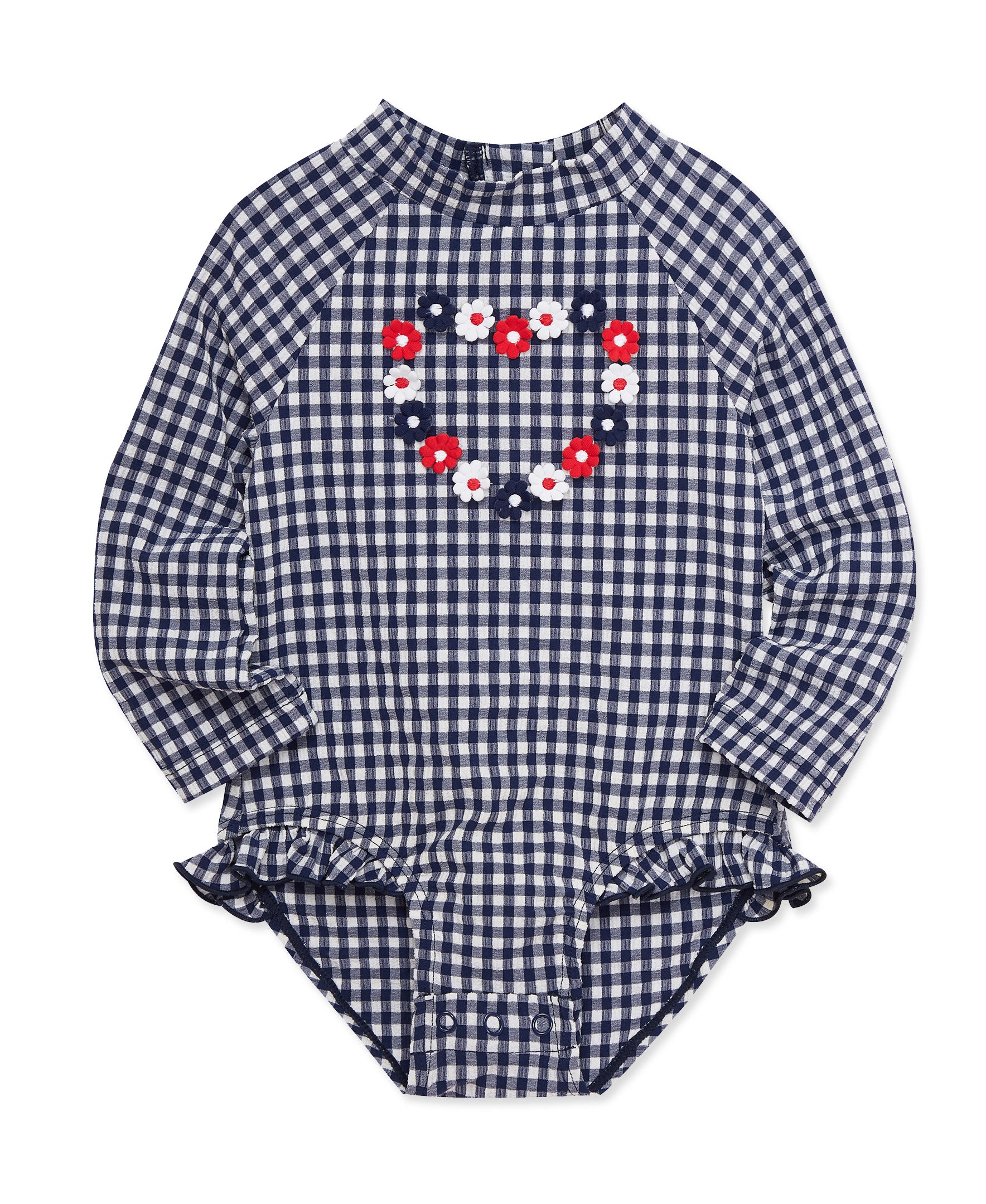  Gingham 1-Piece Rashguard Swimsuit (2T-4T)、mySite、layawaytickets