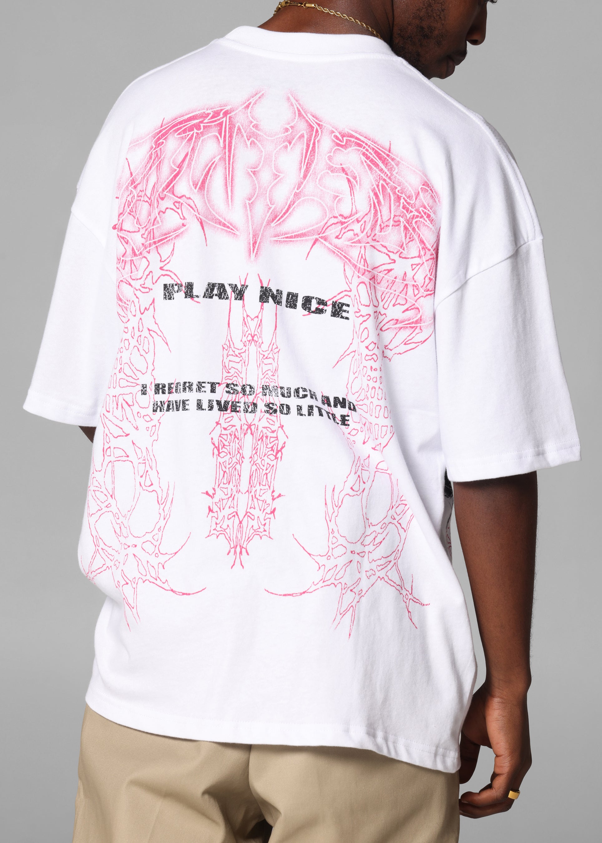 Loiter Dog Pound Vintage T-Shirt White、mySite、zt4zffjzw