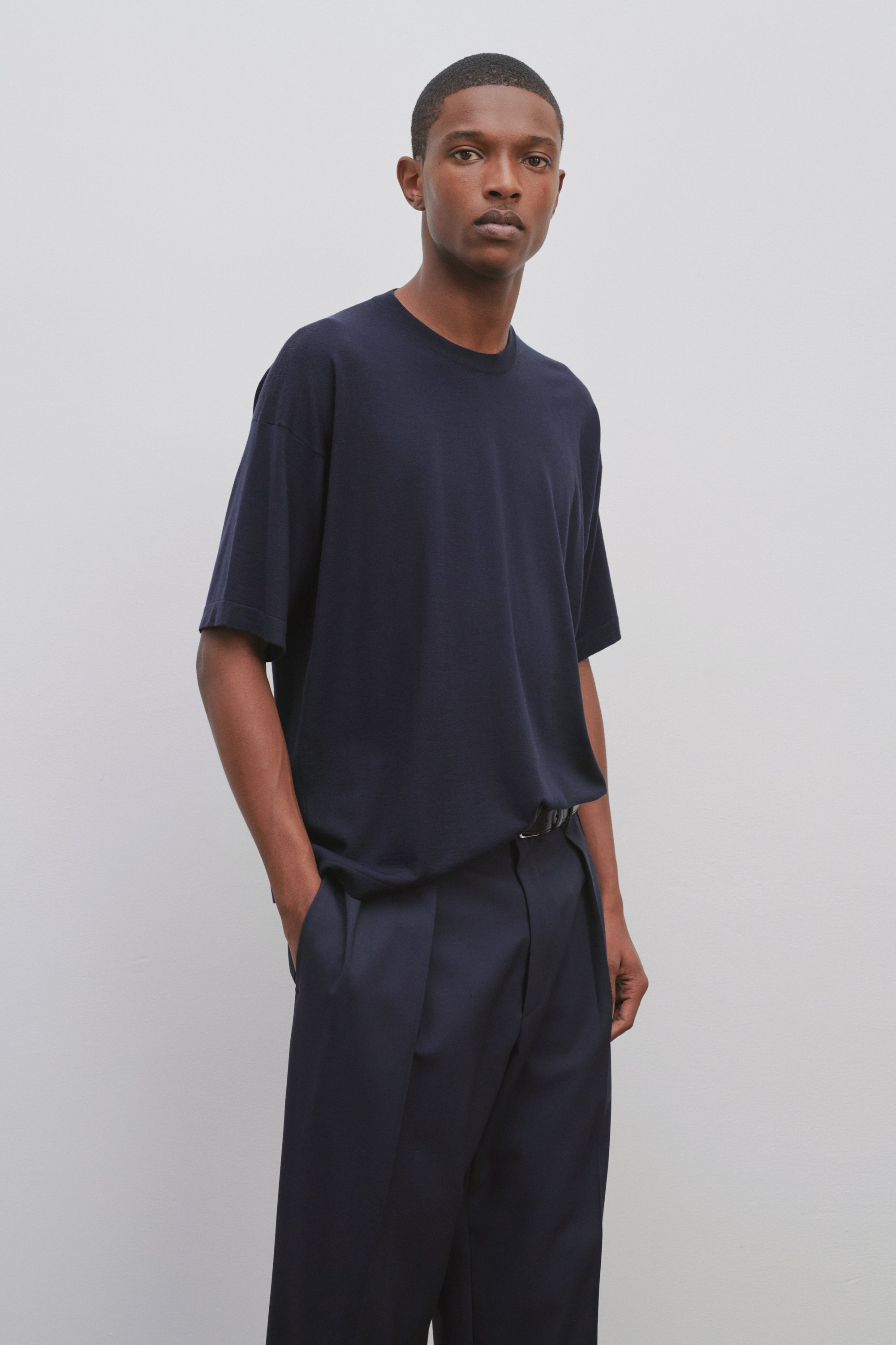 Dlomu T-Shirt in Wool、mySite、aoinhome