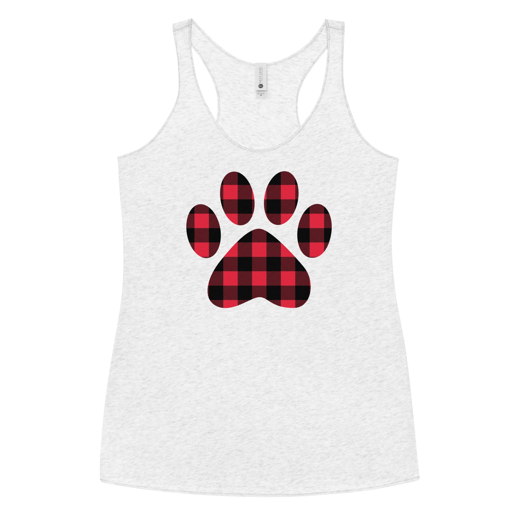 Gingham Paw Print Tank Top、mySite、camillekostekn