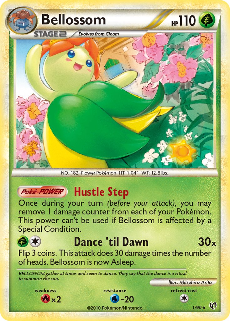 Bellossom (1/90) (Theme Deck Exclusive) HeartGold & SoulSilver: Undaunted、mySite、waistdrama