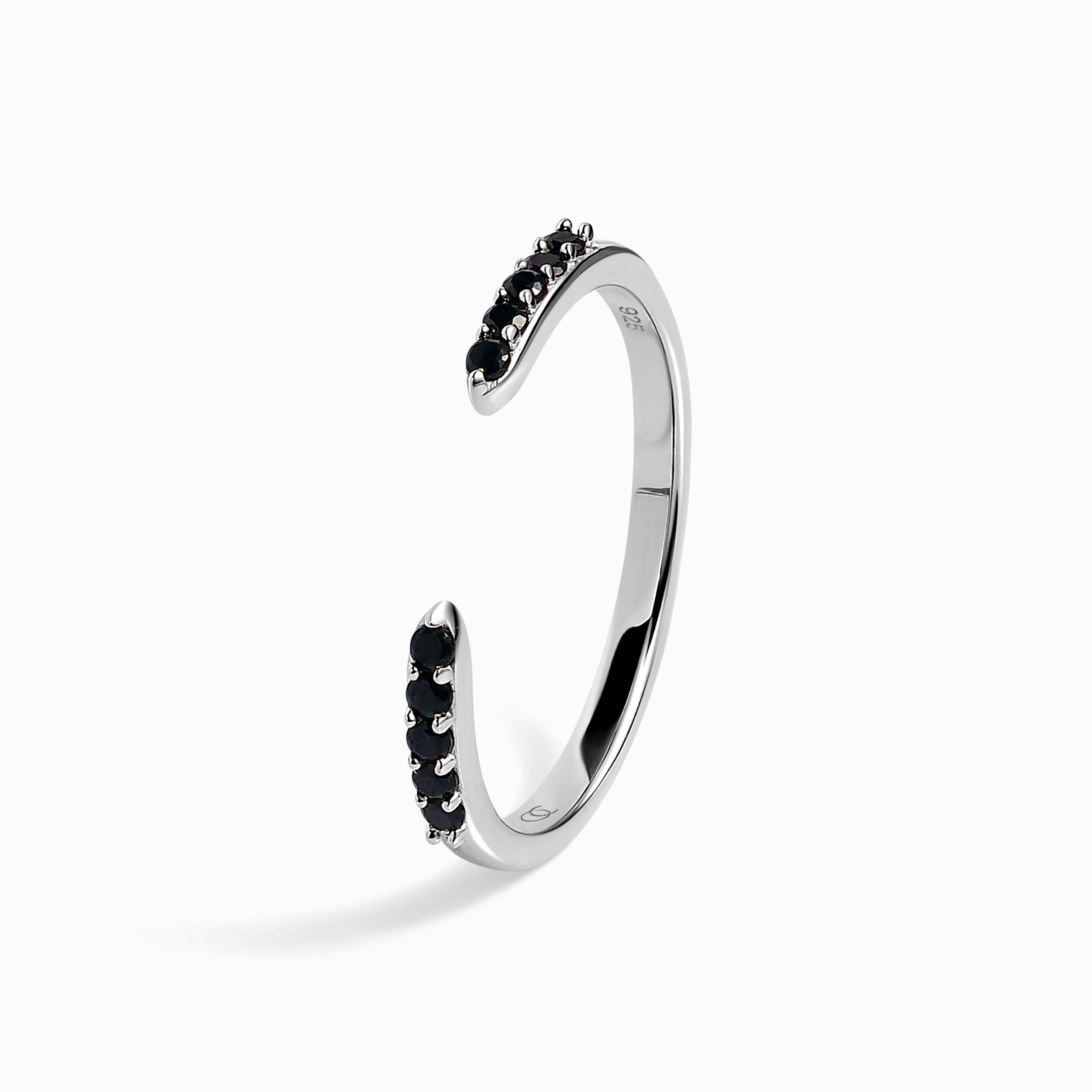 Black Spinel Ring - Twinkling Band、mySite、hinf8tx79