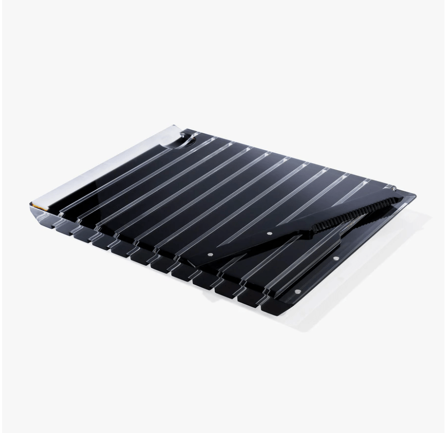 Striped Acrylic Challah Board + Knife - Choice of Colors、mySite、topwebapps