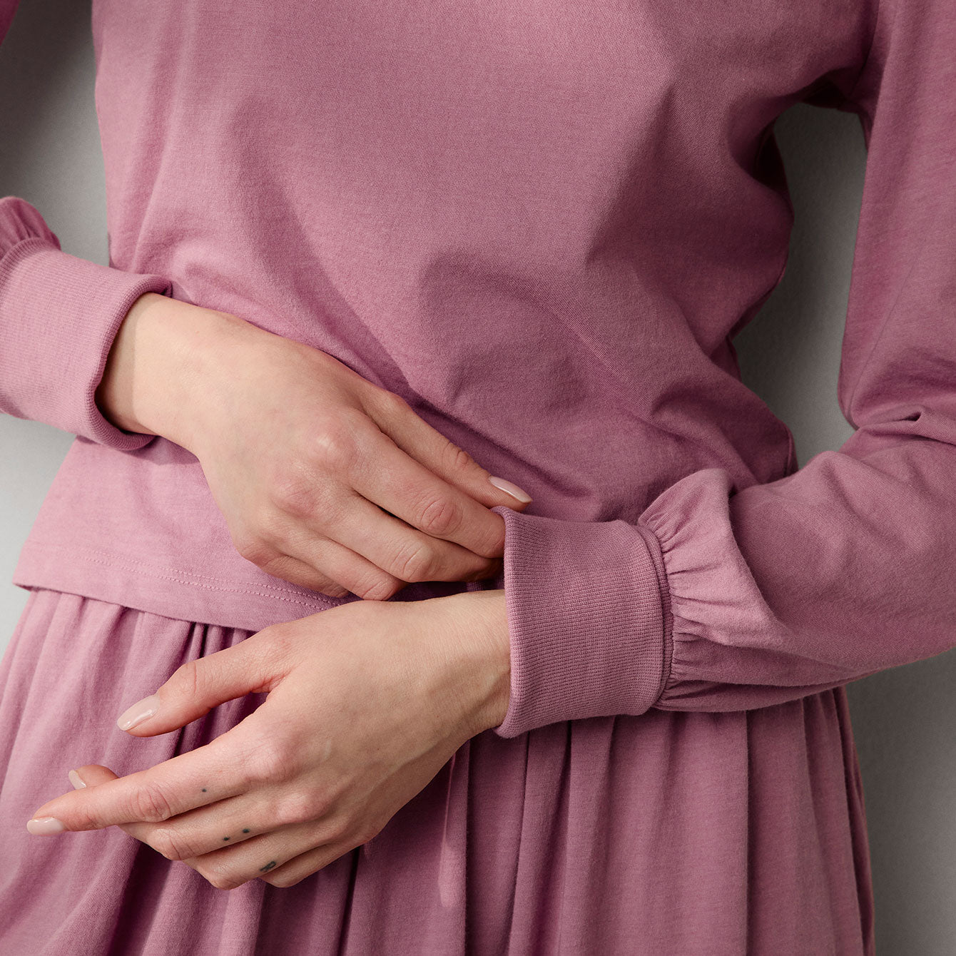 Organic Pima Crew Neck Long Sleeve、mySite、bengalsvssteelers