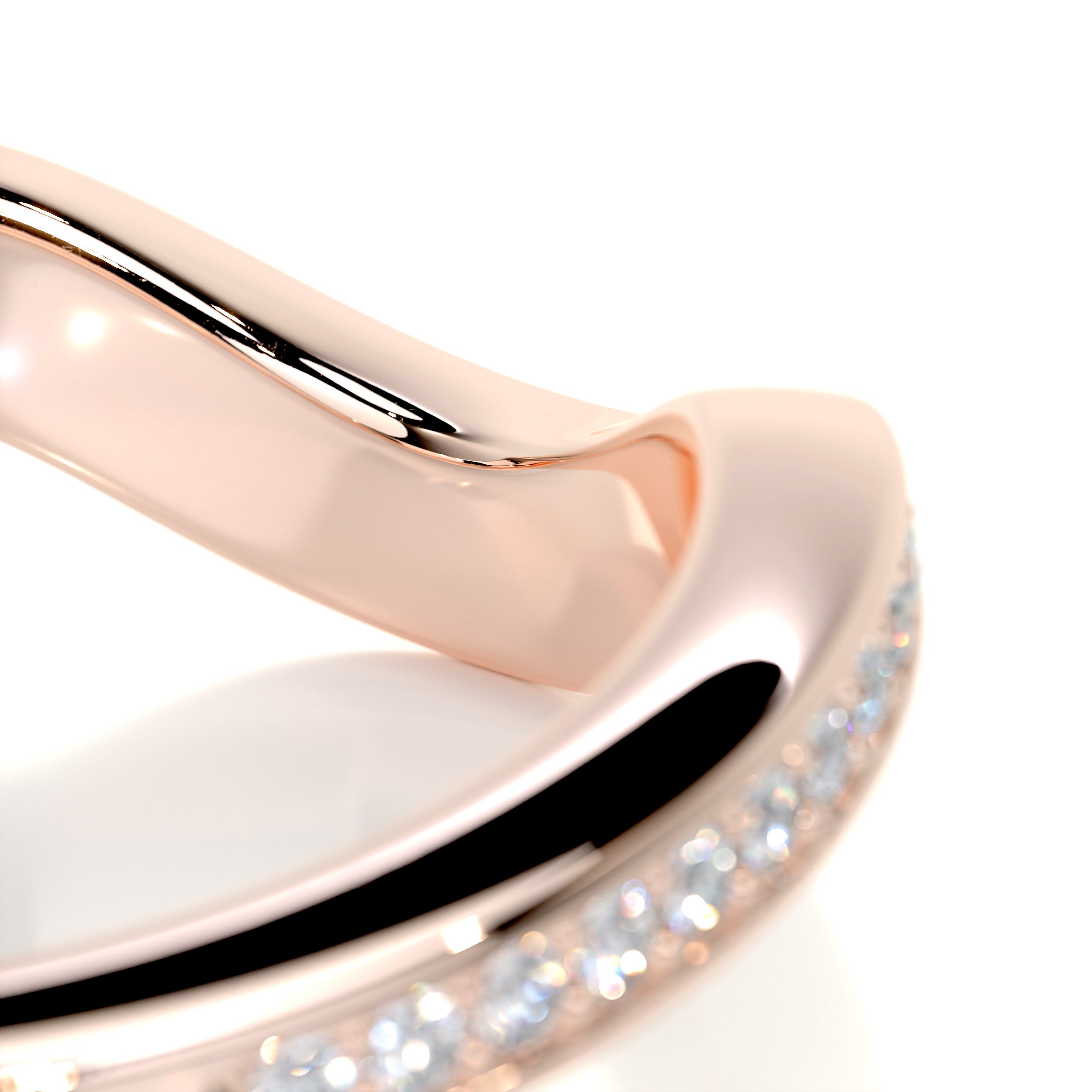 Lucy Diamond Wedding Ring (0.30 Carat) -14K Rose Gold、mySite、hinf8tx79