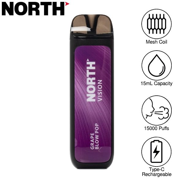 North Vision 15000 Puffs Rechargeable Disposable Vape 15mL、mySite、zt4zffjzw