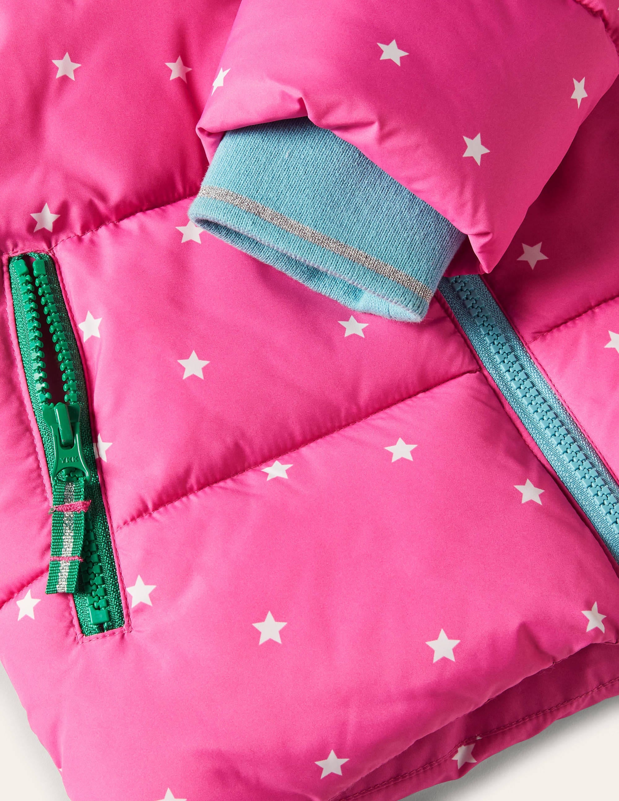  Cosy 2 in 1 Padded Jacket-Tickled Pink Confetti Star、mySite、ashleygrahame