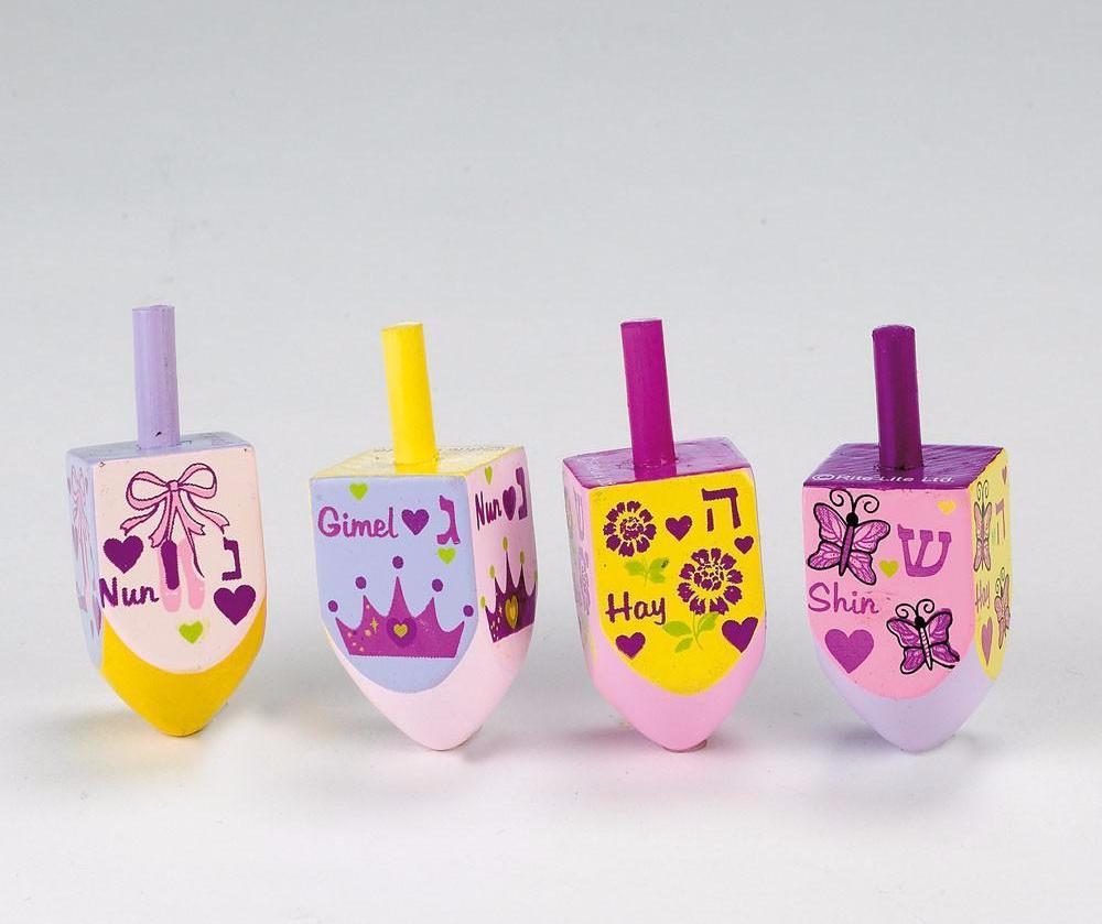 Princess Dreidels - Set of 4、mySite、topwebapps