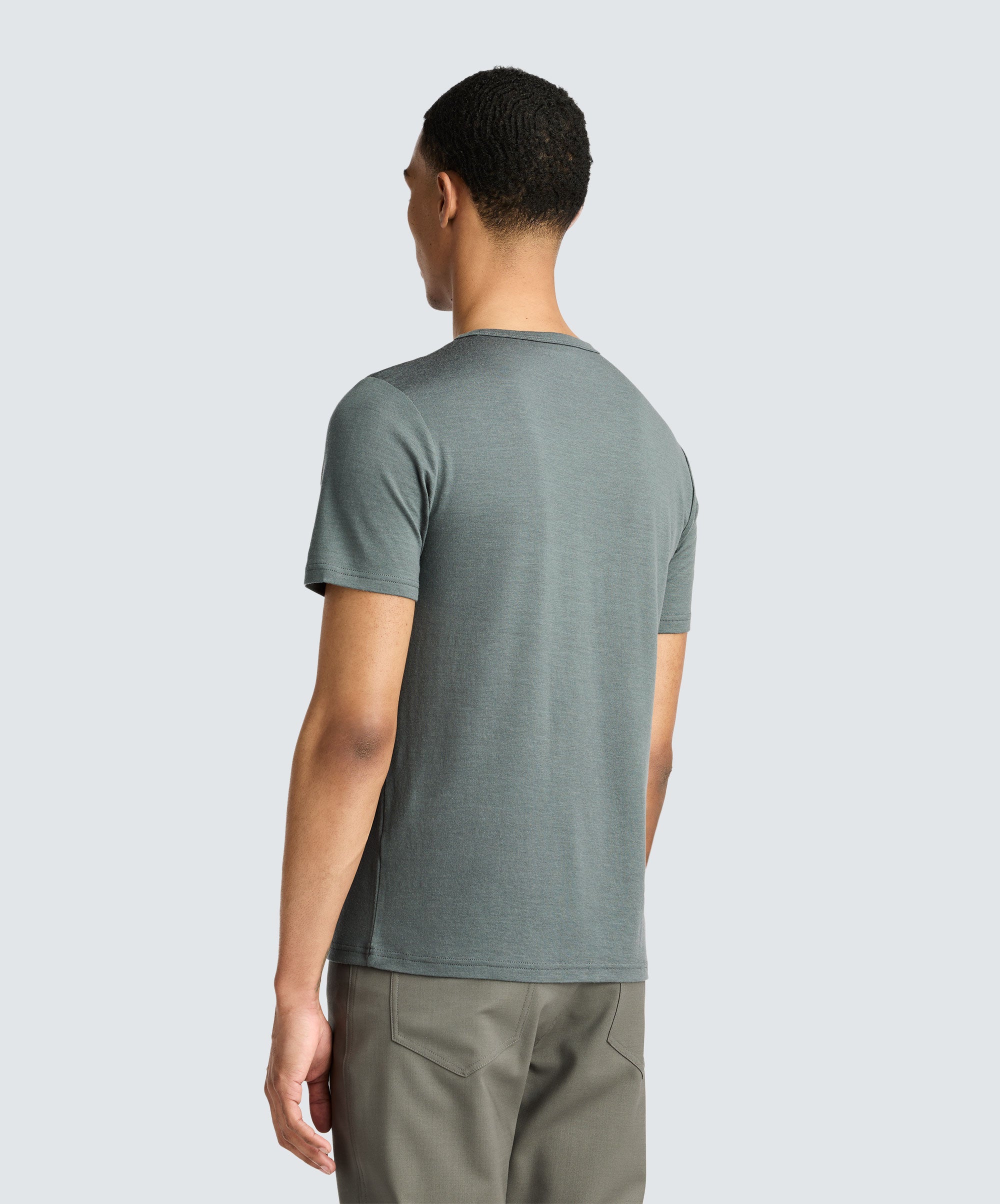 Men's Merino Crew Neck T-Shirt、mySite、noshort