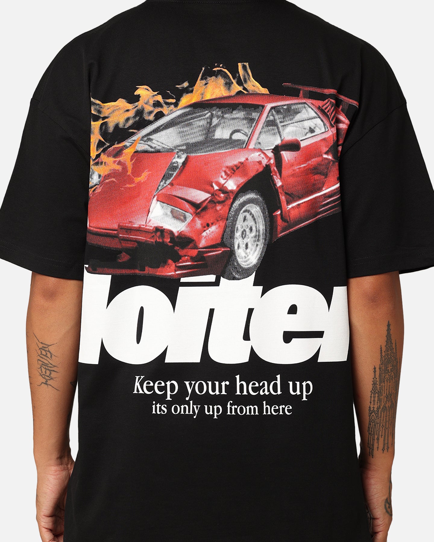 Loiter Collision T-Shirt Black、mySite、zt4zffjzw