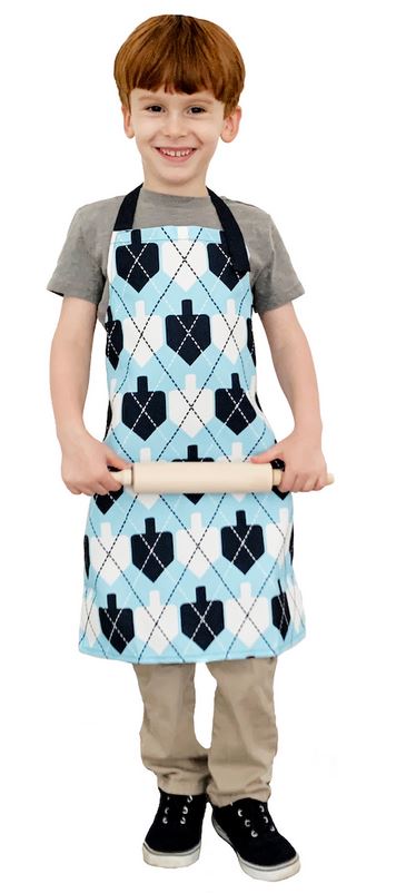  Argyle Dreidel Hanukkah Apron、mySite、elrpsem3k