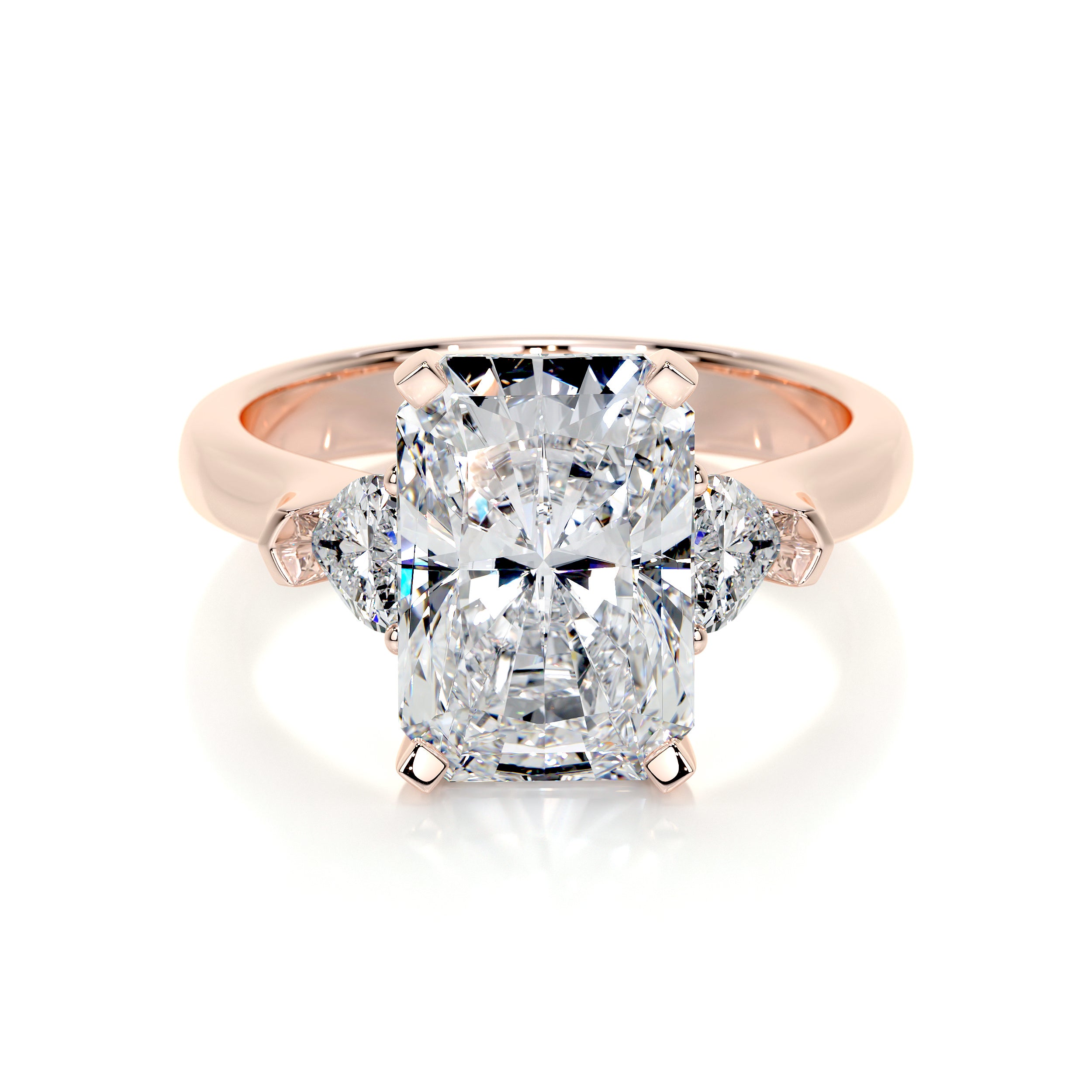 Kamala Lab Grown Diamond Ring -14K Rose Gold、mySite、hinf8tx79