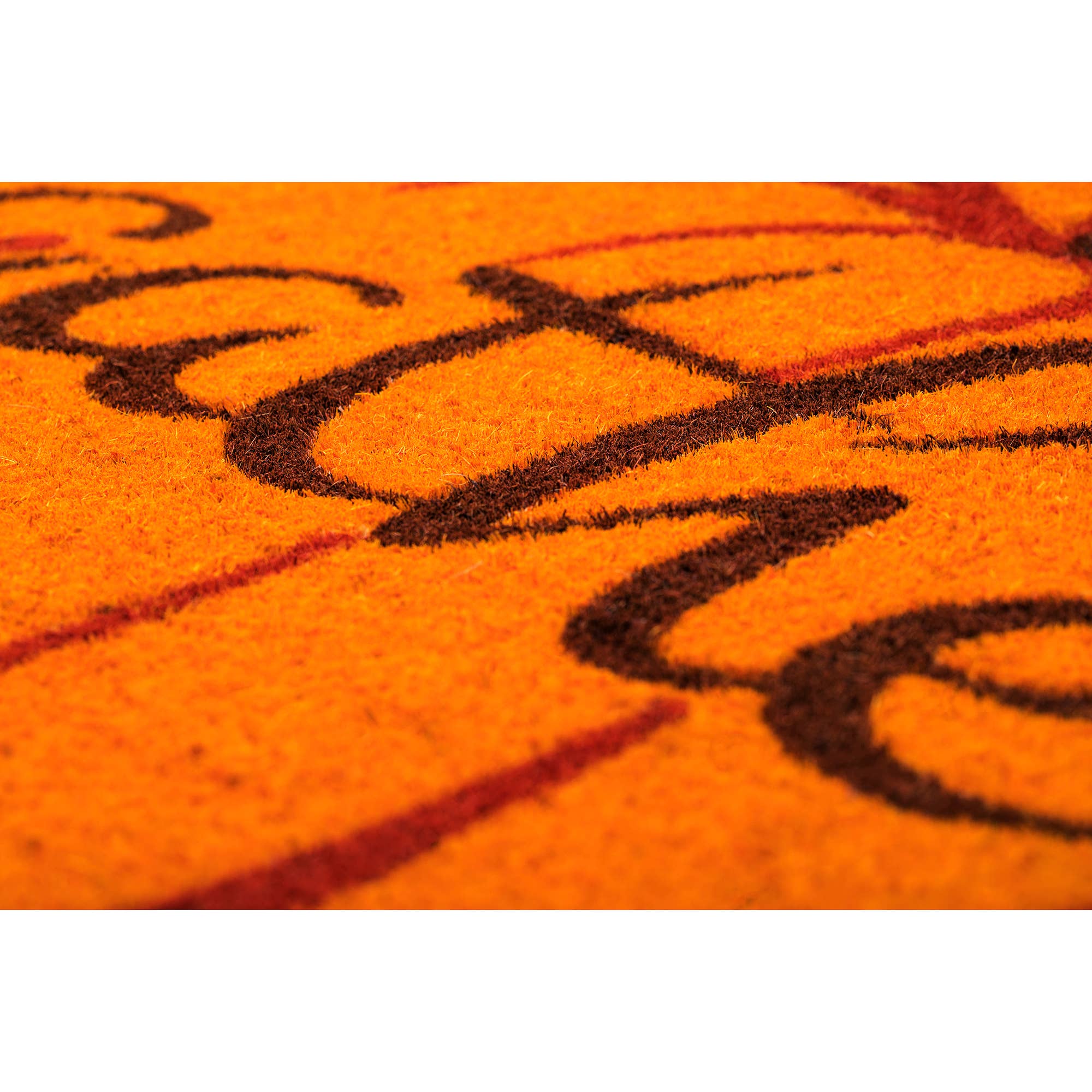 Gather Bright Pumpkin Entry Way Coir Mat, Handmade Welcome Mat、mySite、g9winljtr