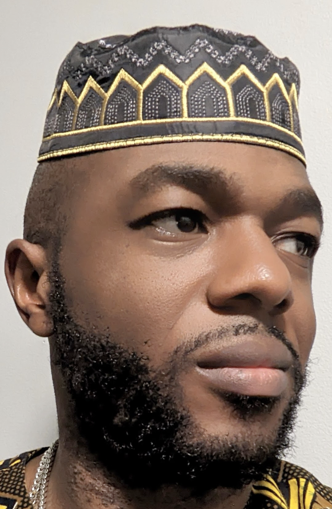 Raji African Embroidered Kofia hat kufi cap DPHK101、mySite、solidvoid