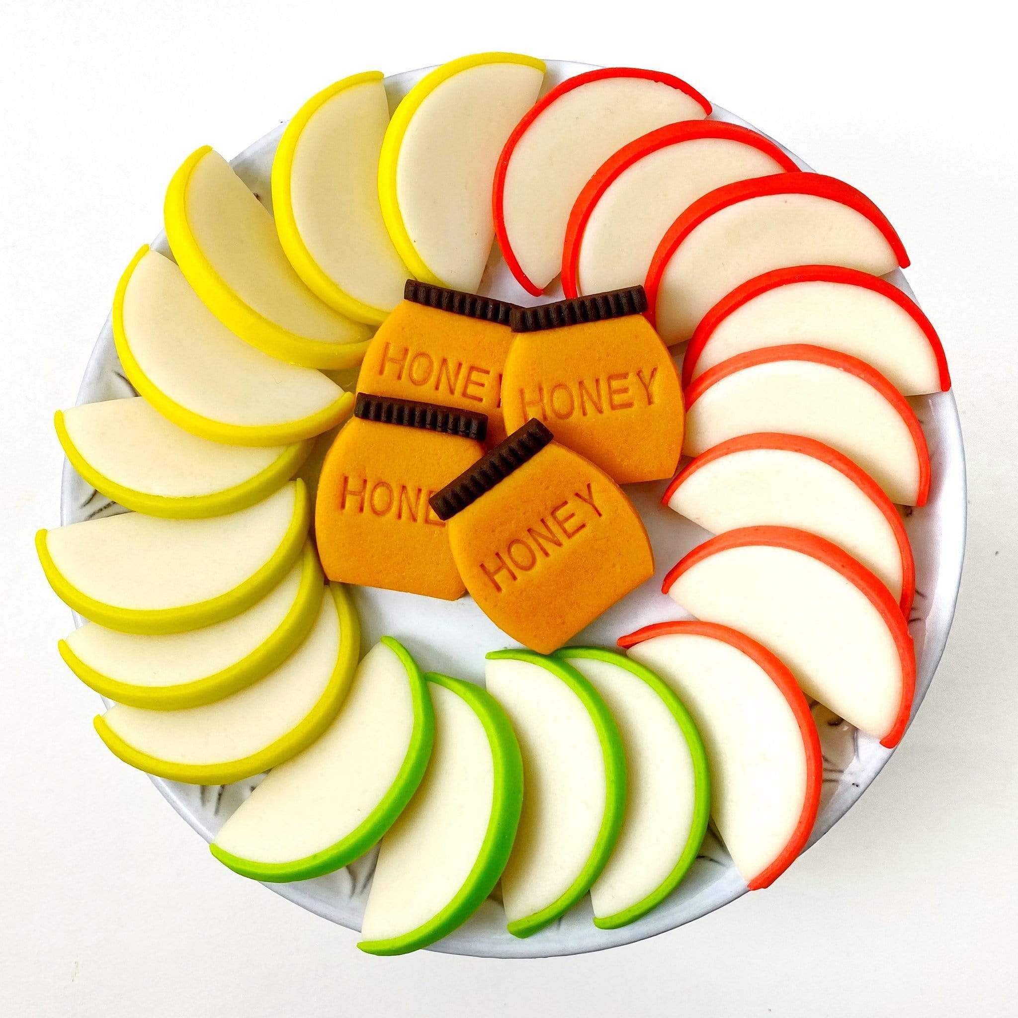 Marzipan Rosh Hashanah Apples & Honey Platter、mySite、topwebapps