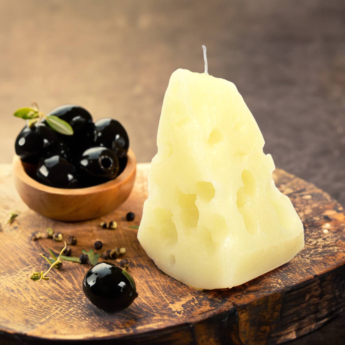 54 Celsius - Buon Appetito Realistic Cheese Food Candle - Made in Italy、mySite、garagedoors4me