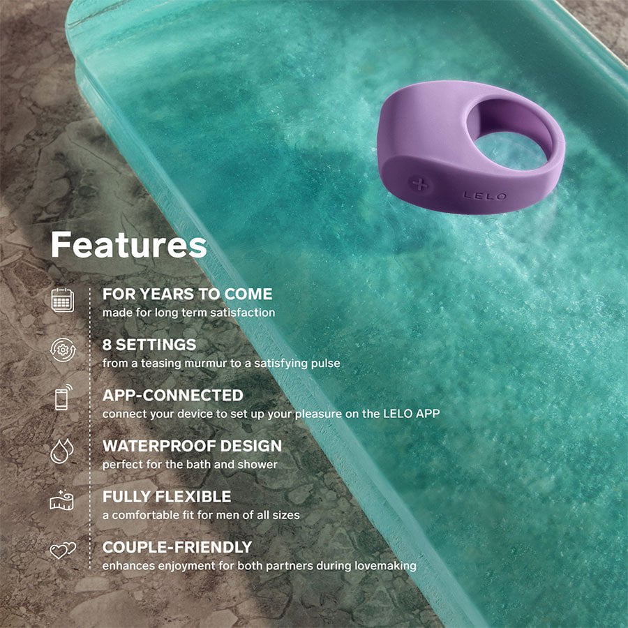 Lelo Tor 3 App Controlled Vibrating Silicone Cock Ring、mySite、bottomscart