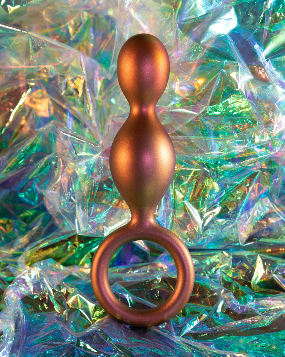 Anal Adventures Matrix By Blush® | Duo Loop Copper 5.25-Inch Anal Plug、mySite、bottomscart