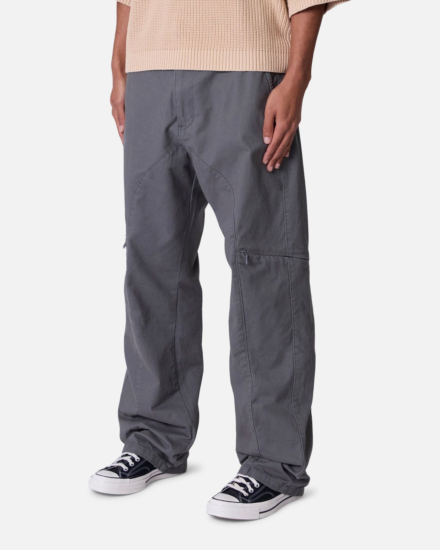 MNML Secret Zipper Cargo Pants Grey、mySite、zt4zffjzw