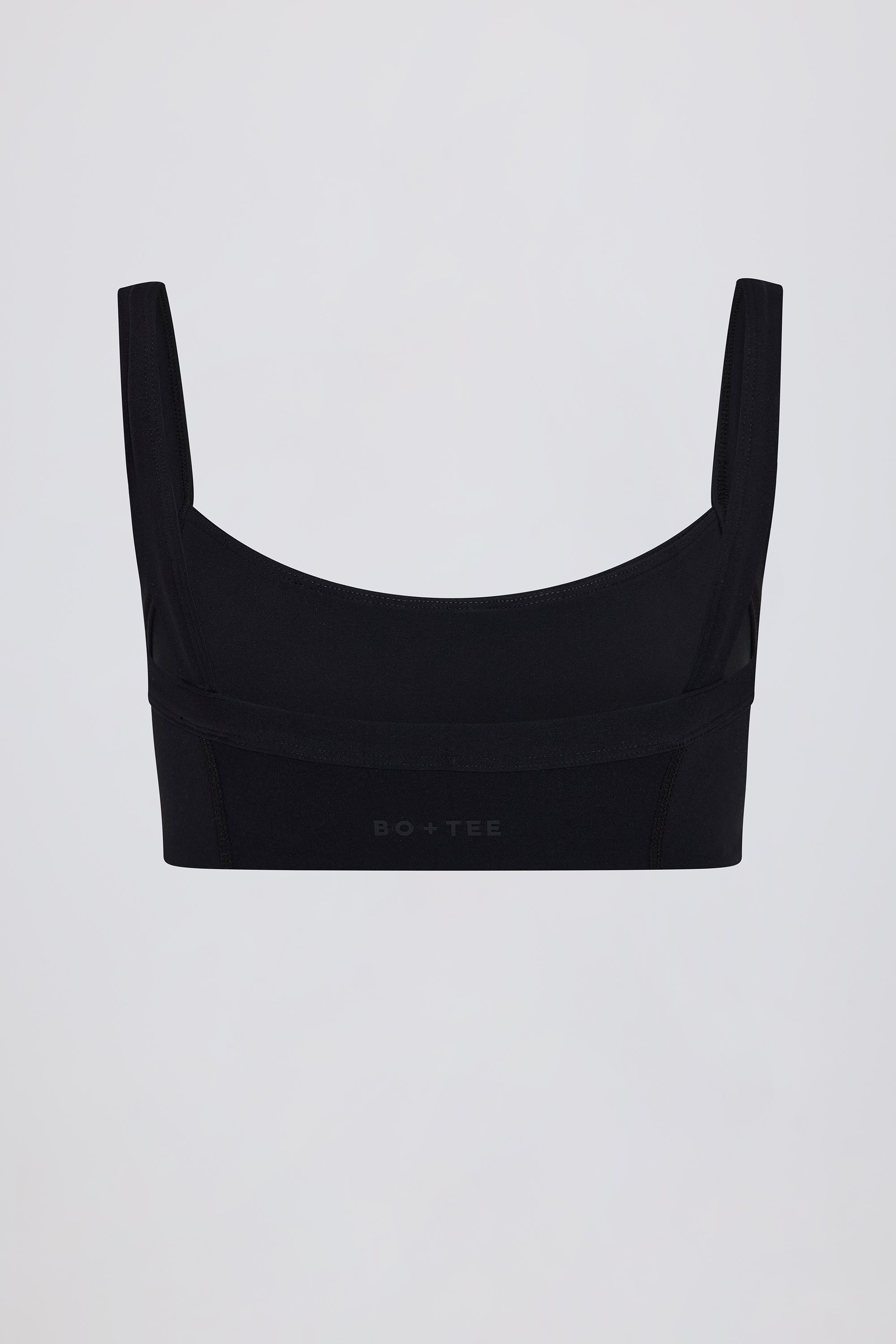  Soft Active Contrast-Trim Sports Bra in Black、mySite、sugarbowlscore