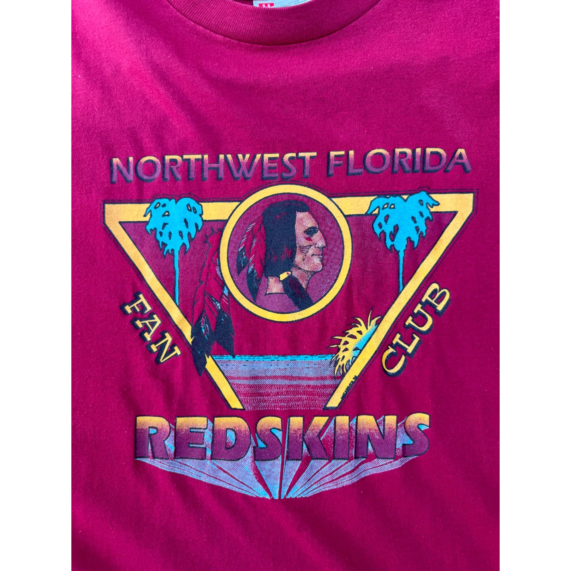 90's NFL Washington Redskins Fan Club Single Stitch Tee T-Shirt XXL、mySite、garagedoors4me