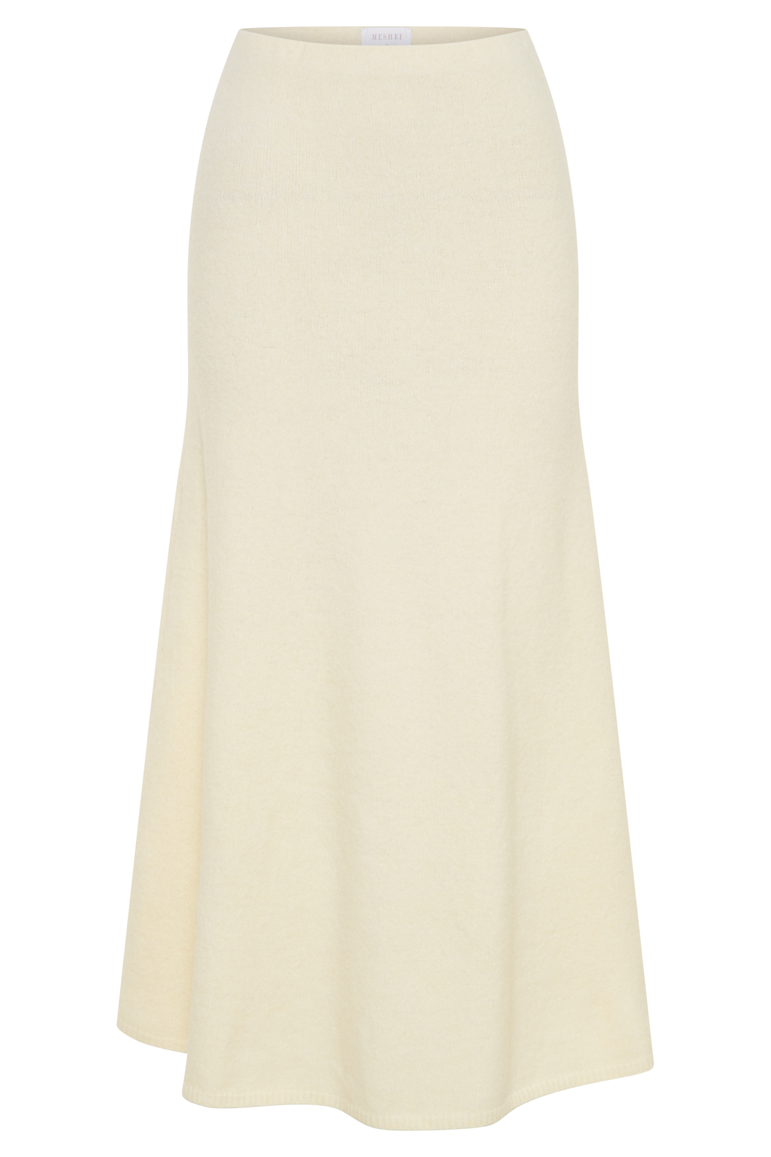 Vivica Knit Maxi Skirt - Ivory Marle、mySite、solidvoid