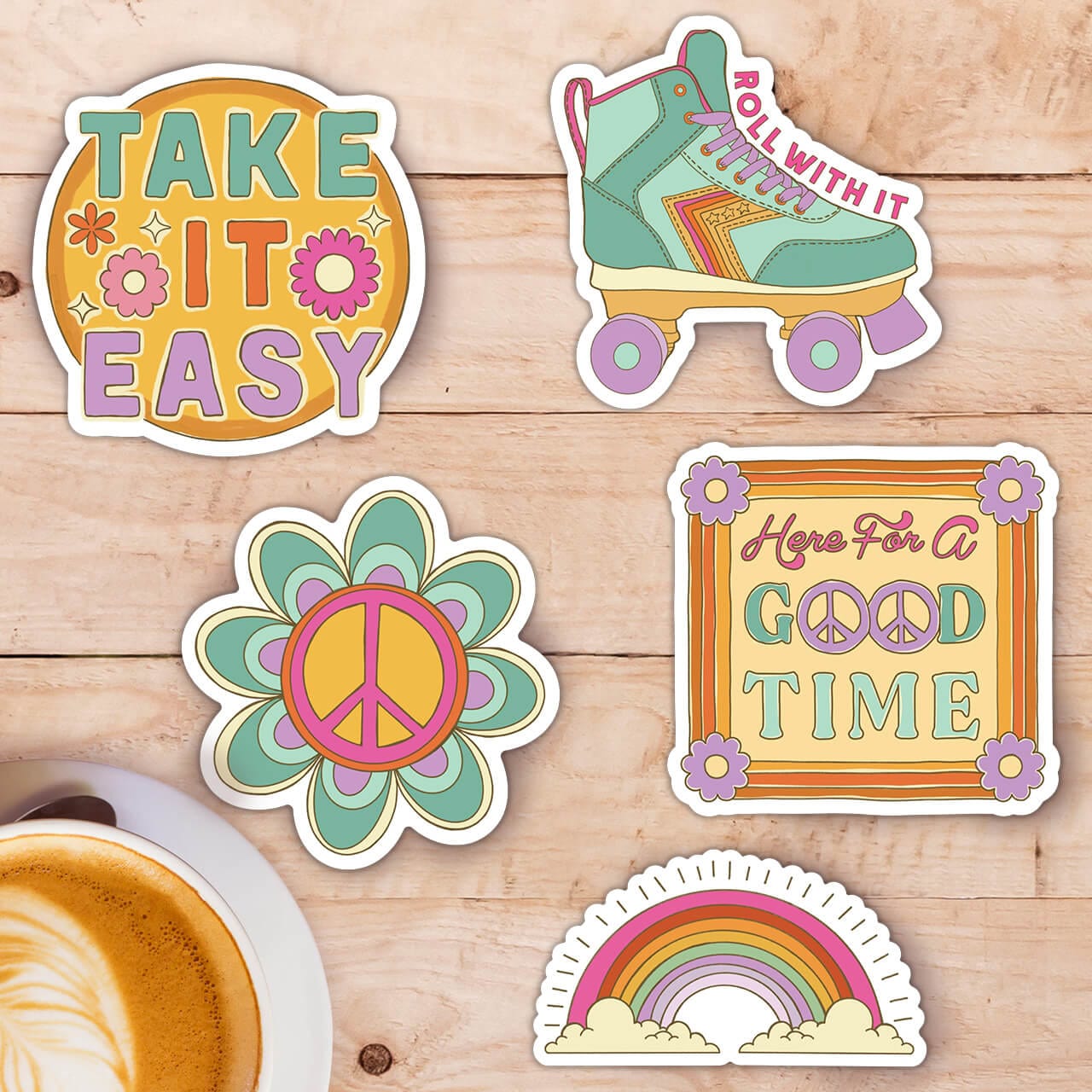  Retro Groovy - 5 Pack、mySite、ghnorth