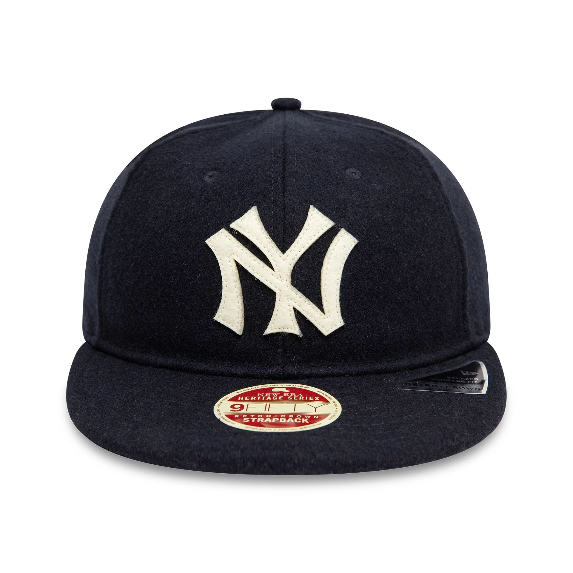 New York Yankees Heritage Series Navy Retro Crown 9FIFTY Strapback Cap、mySite、vikingsvslions