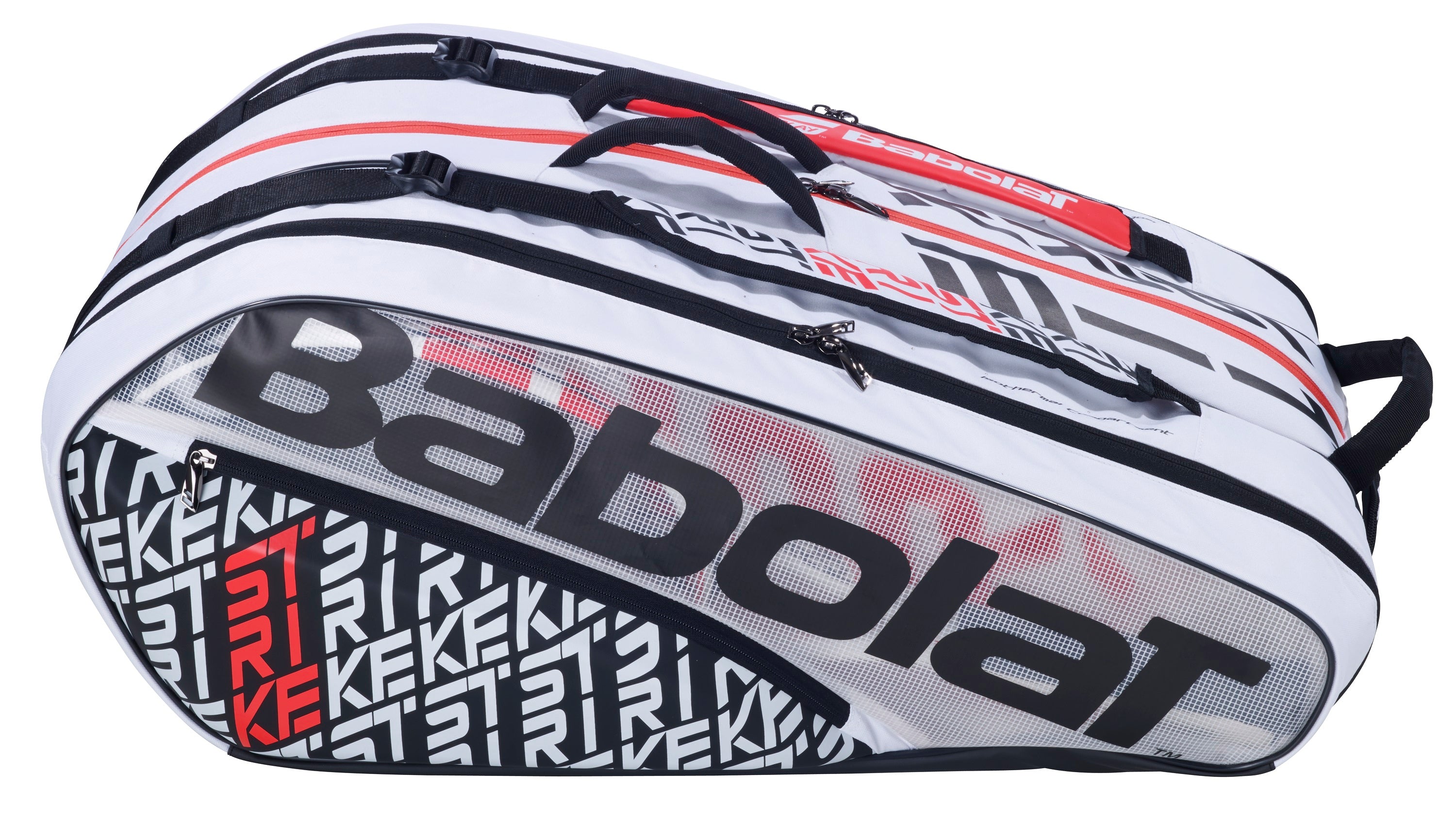 Babolat Pure Strike 12 Pack Racquet Bag (White)
