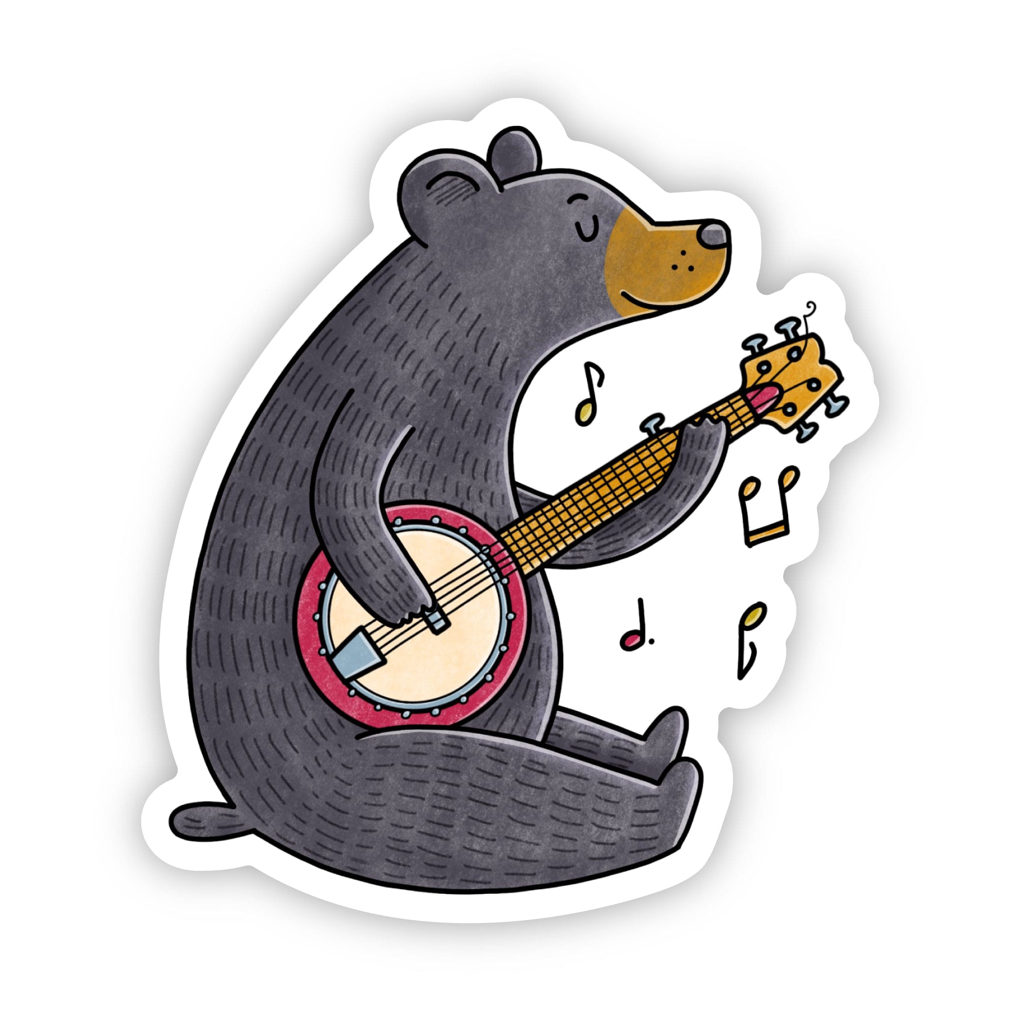  Bear Banjo West Virginia Sticker、mySite、elrpsem3k