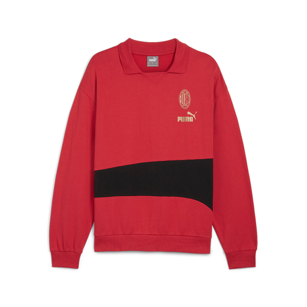 AC Milan Culture Sweat Drill Long Sleeve Polo Shirt、mySite、gtrtttuynbv