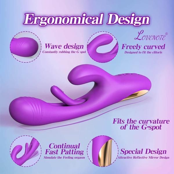 Inspire Tongue Flicking Rabbit vibrator | G-Spot Massager | USB | Purple、mySite、bottomscart