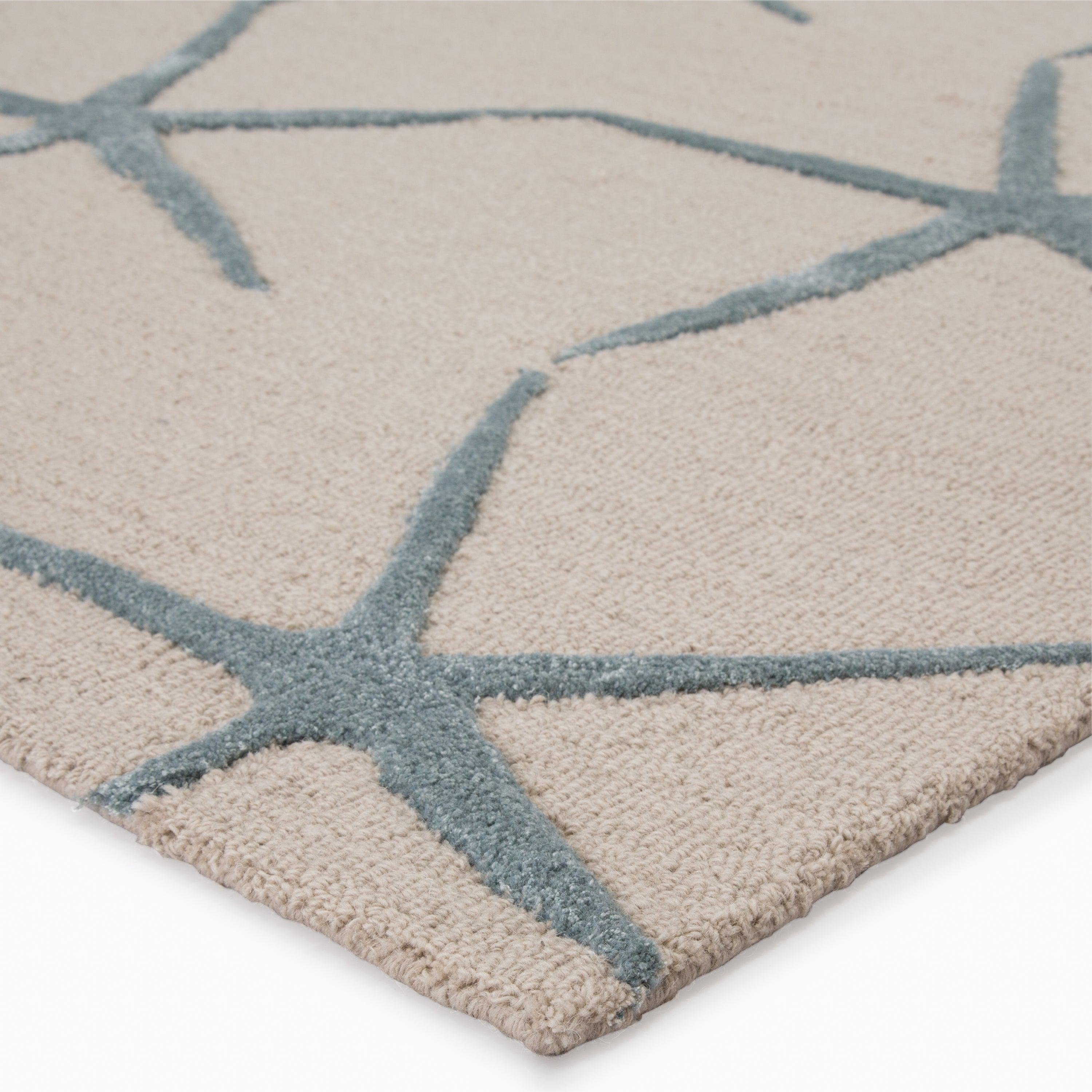 Starfishing Handmade Animal White Blue Area Rug、mySite、gigharbornorthrealestate