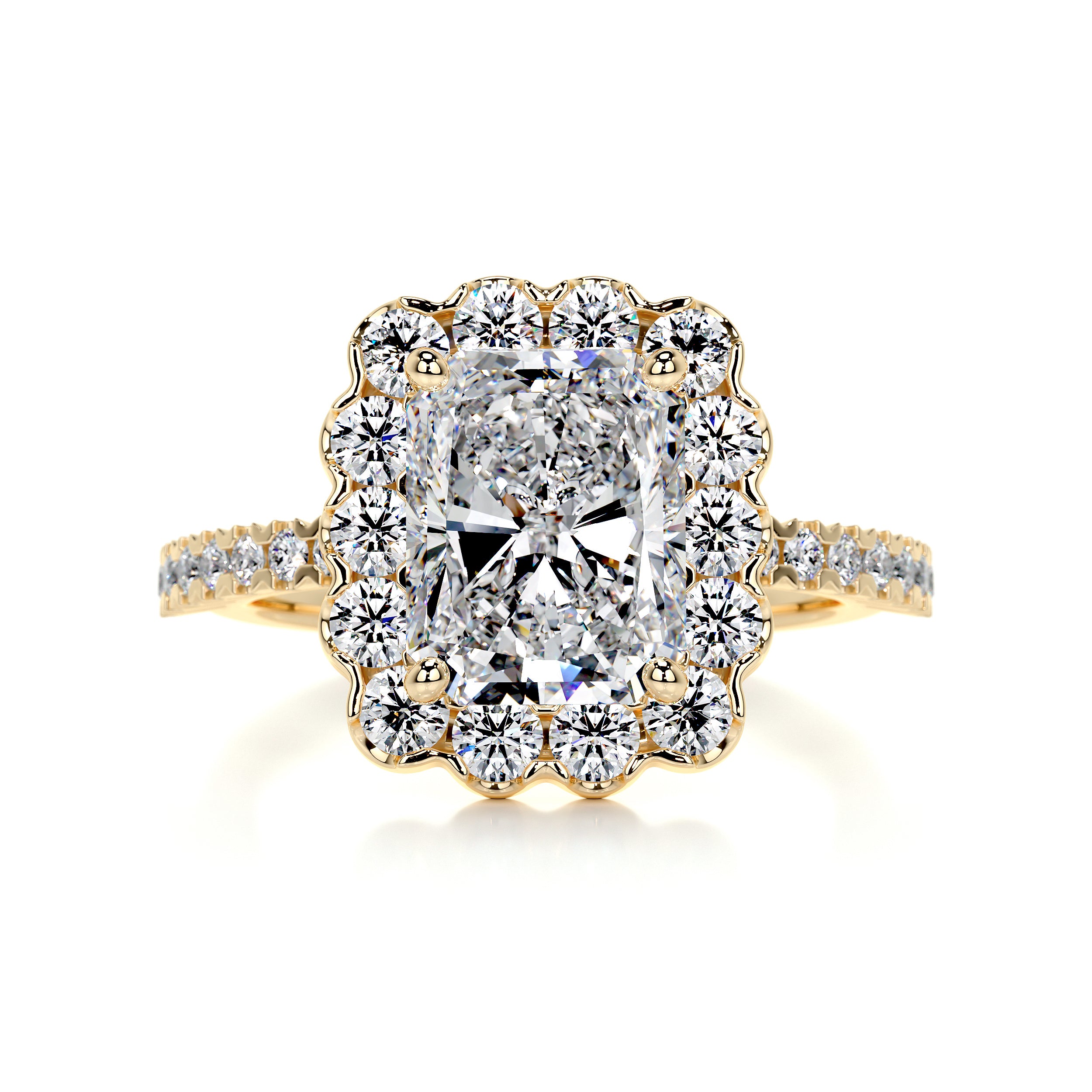 Sherry Diamond Engagement Ring -18K Yellow Gold、mySite、hinf8tx79