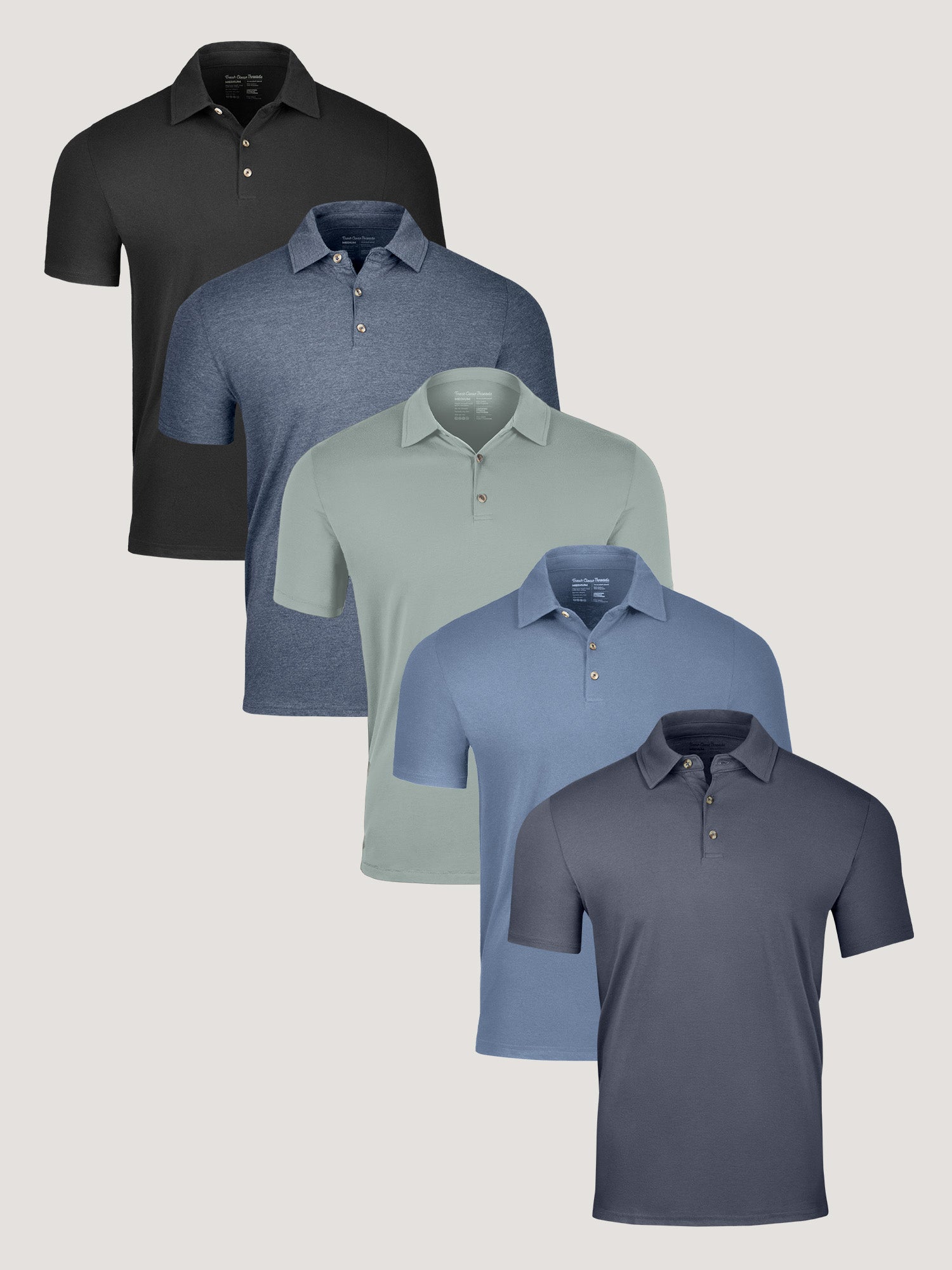  Spring Essentials Polo 5-Pack、mySite、ghnorth