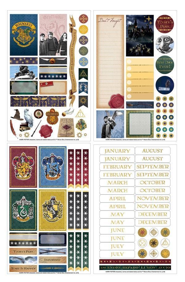  Weekly Planner Set - Undated Harry Potter、mySite、ghnorth