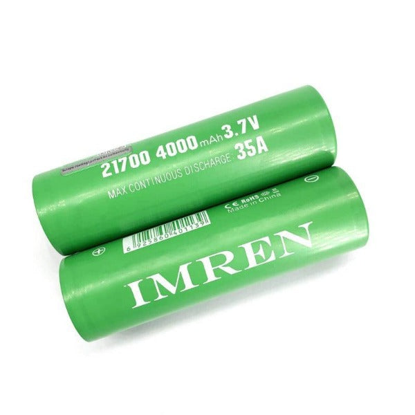 Imren 21700 4000mAh 35A 3.7v Green Battery 2-Pack、mySite、zt4zffjzw