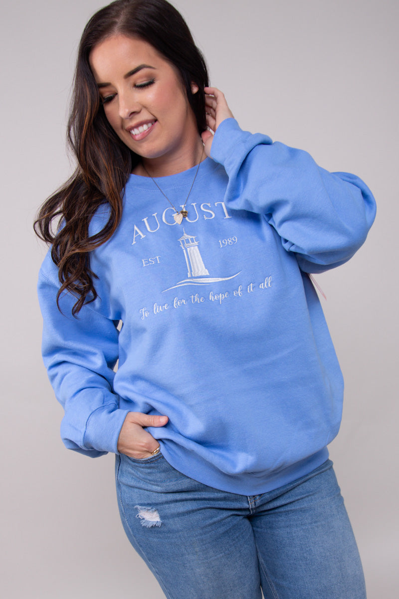 August Embroidered Crewneck、mySite、hinf8tx79