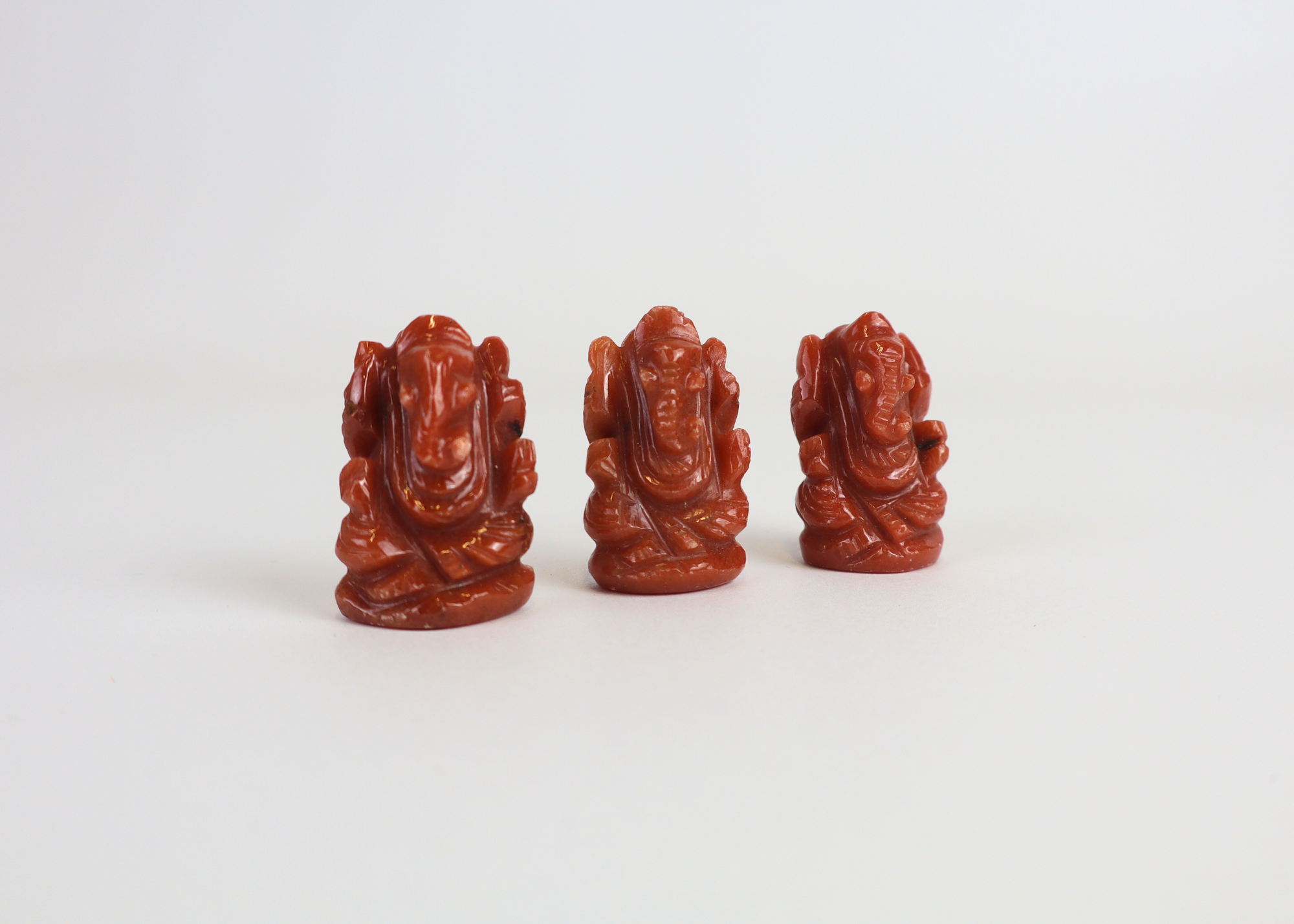 Tiny Orange Jade Ganesha (3.5 cm)、mySite、topwebapps