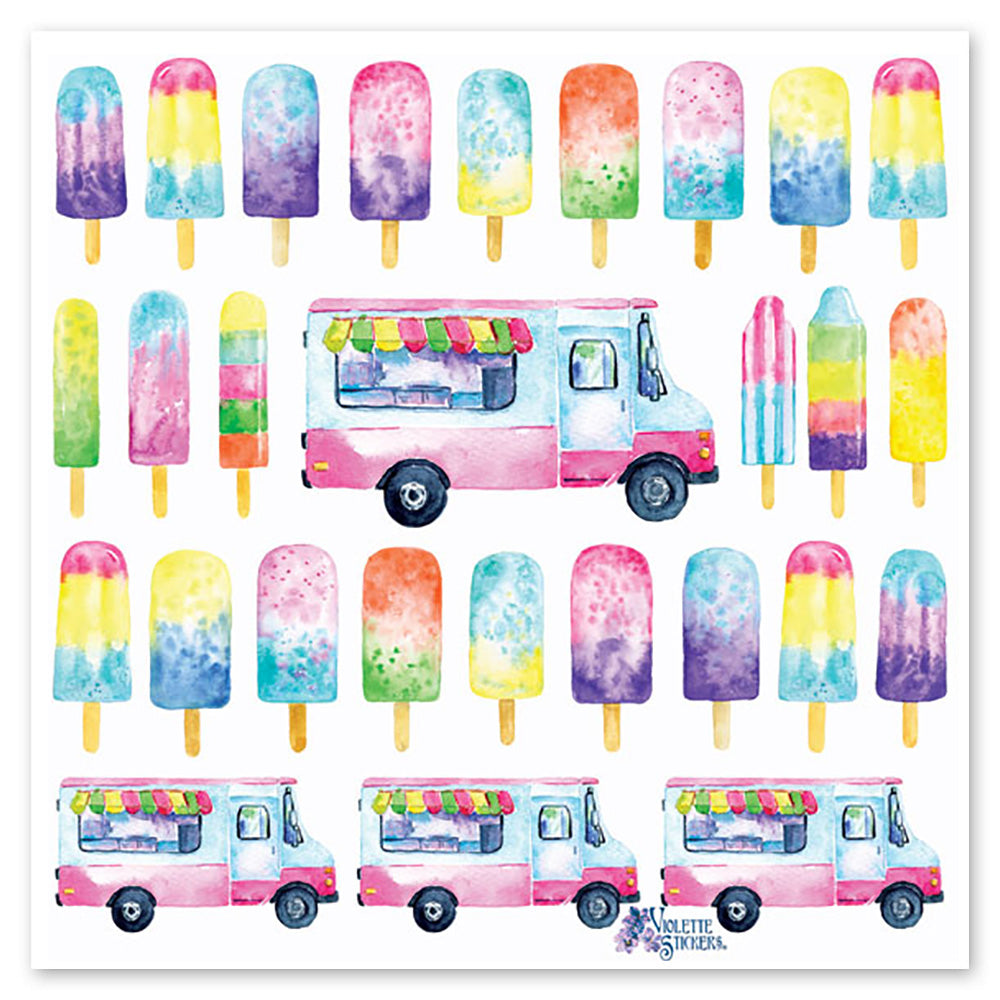  Ice Cream Truck Stickers、mySite、ghnorth