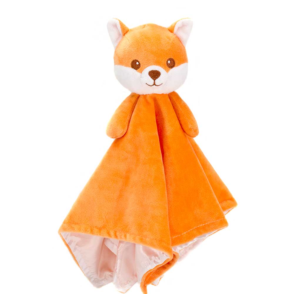 3.25IN X 13.5IN X 13.5IN FOX BLANKIE WITH RATTLE、mySite、g9winljtr